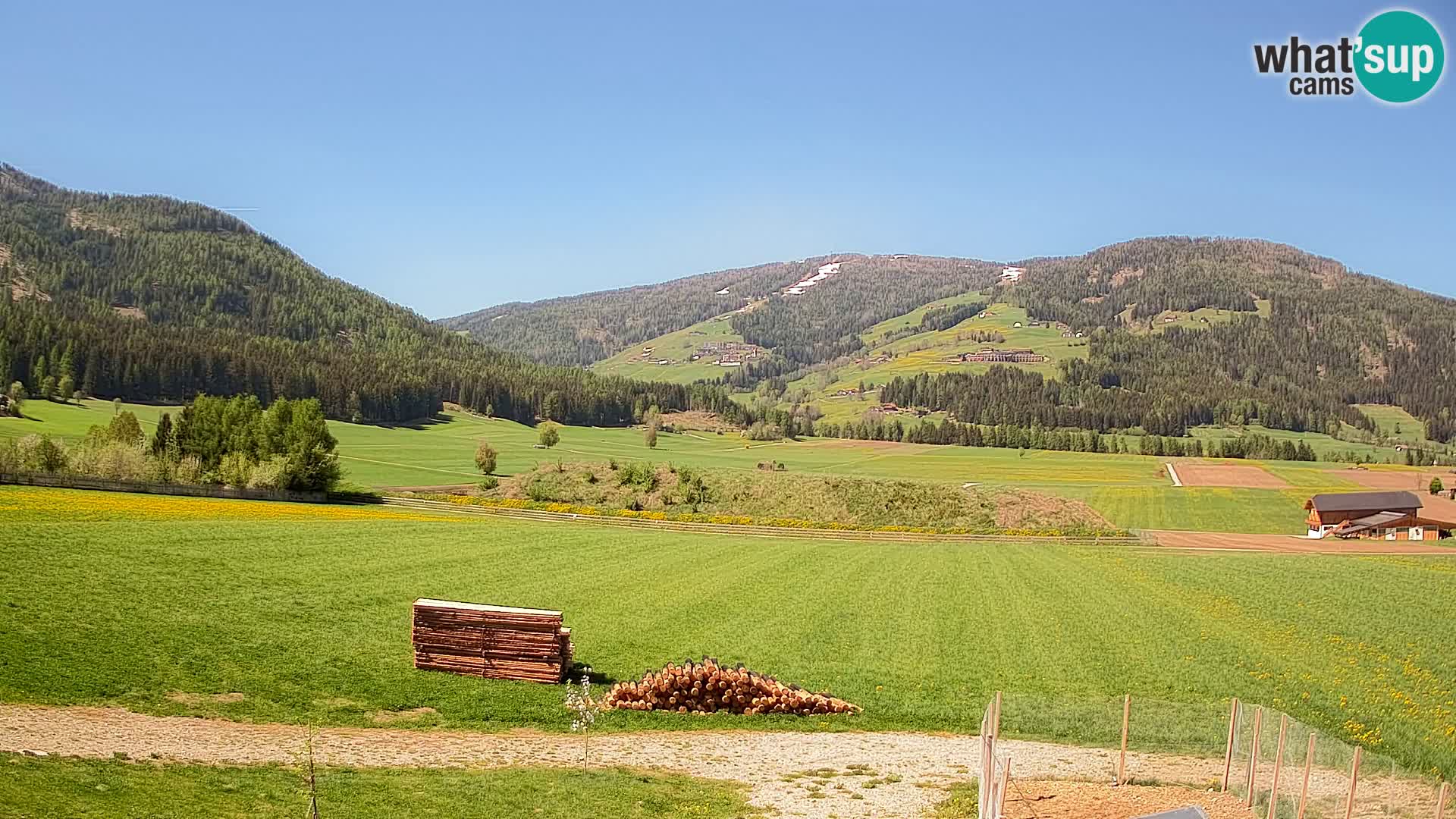 Livecam Olang | Kronplatz view from Sottla apartments
