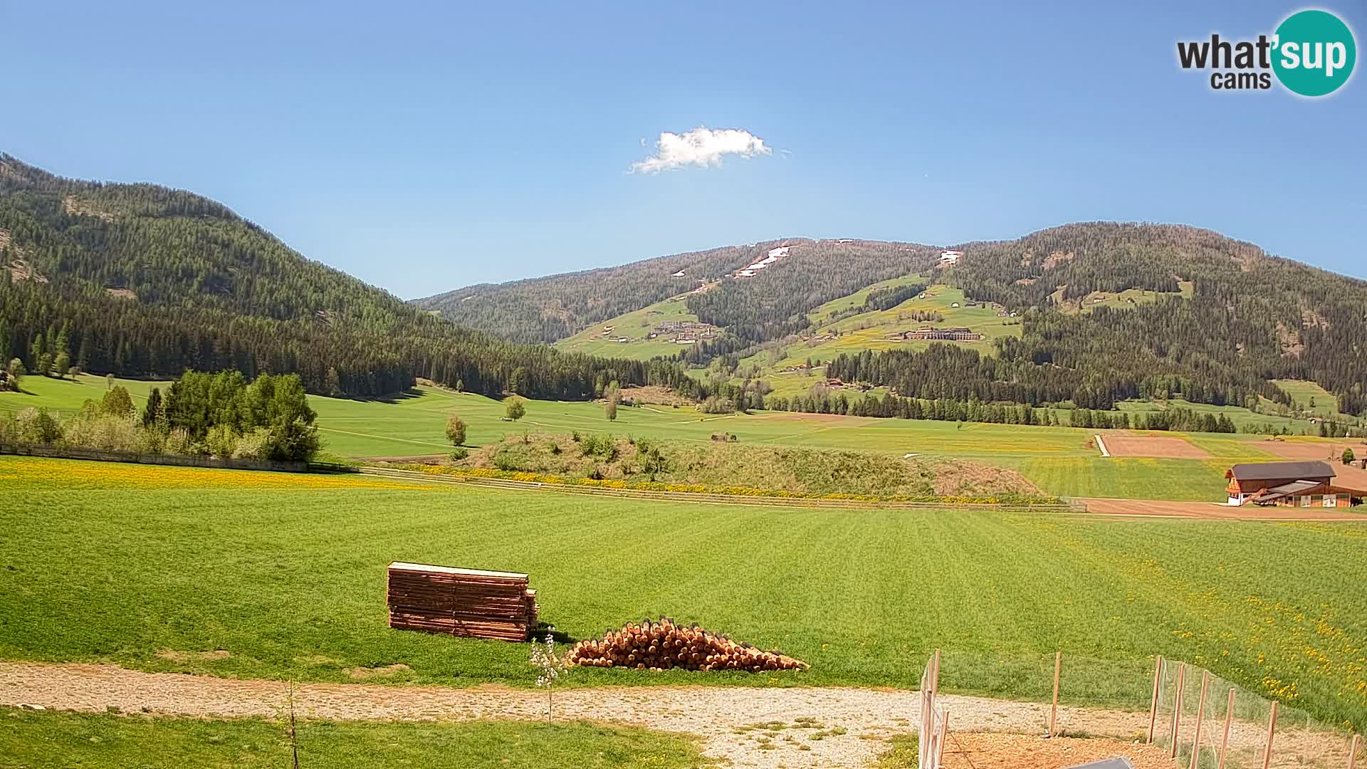Livecam Olang | Kronplatz view from Sottla apartments