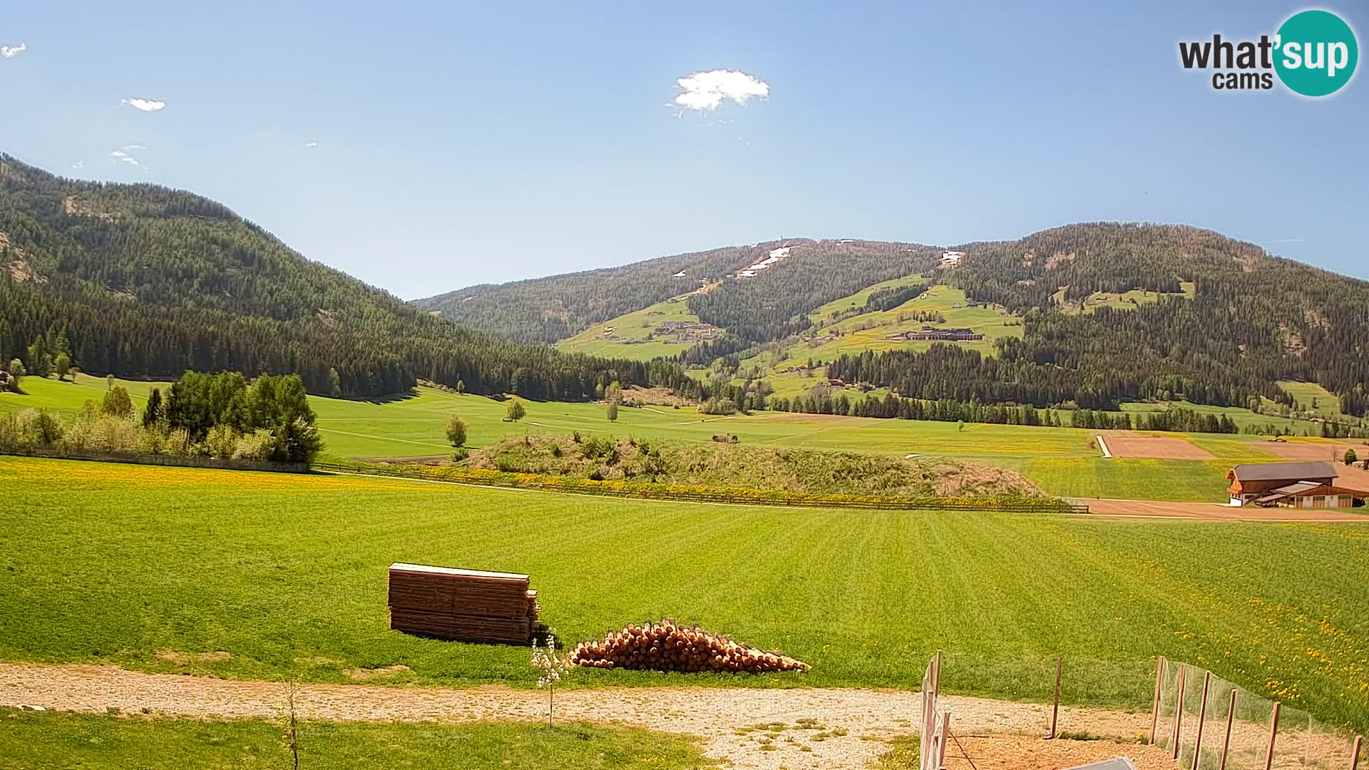 Livecam Olang | Kronplatz view from Sottla apartments