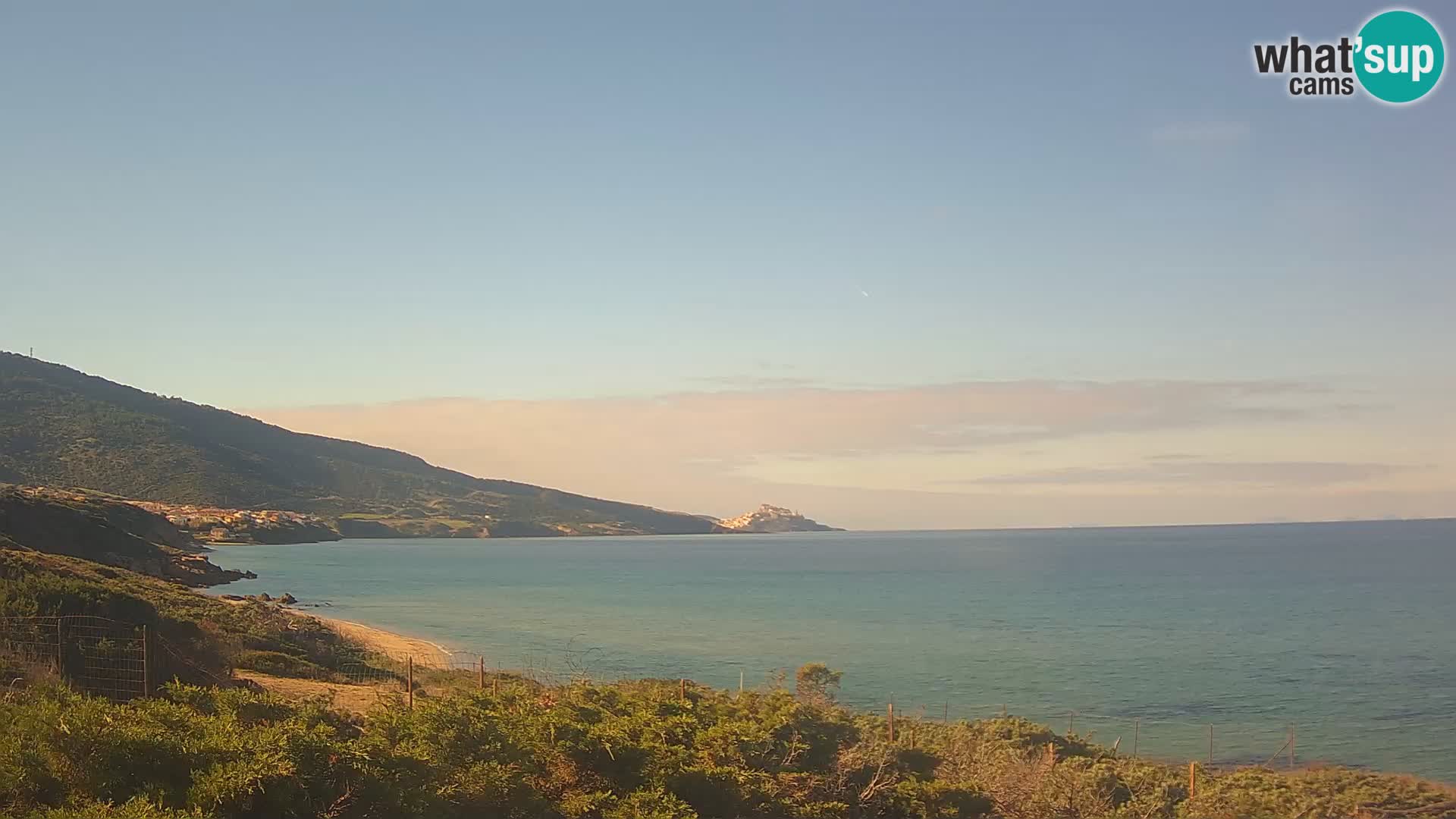 LIVE Stintino webcam La Pelosa beach - Sardinia - Italy
