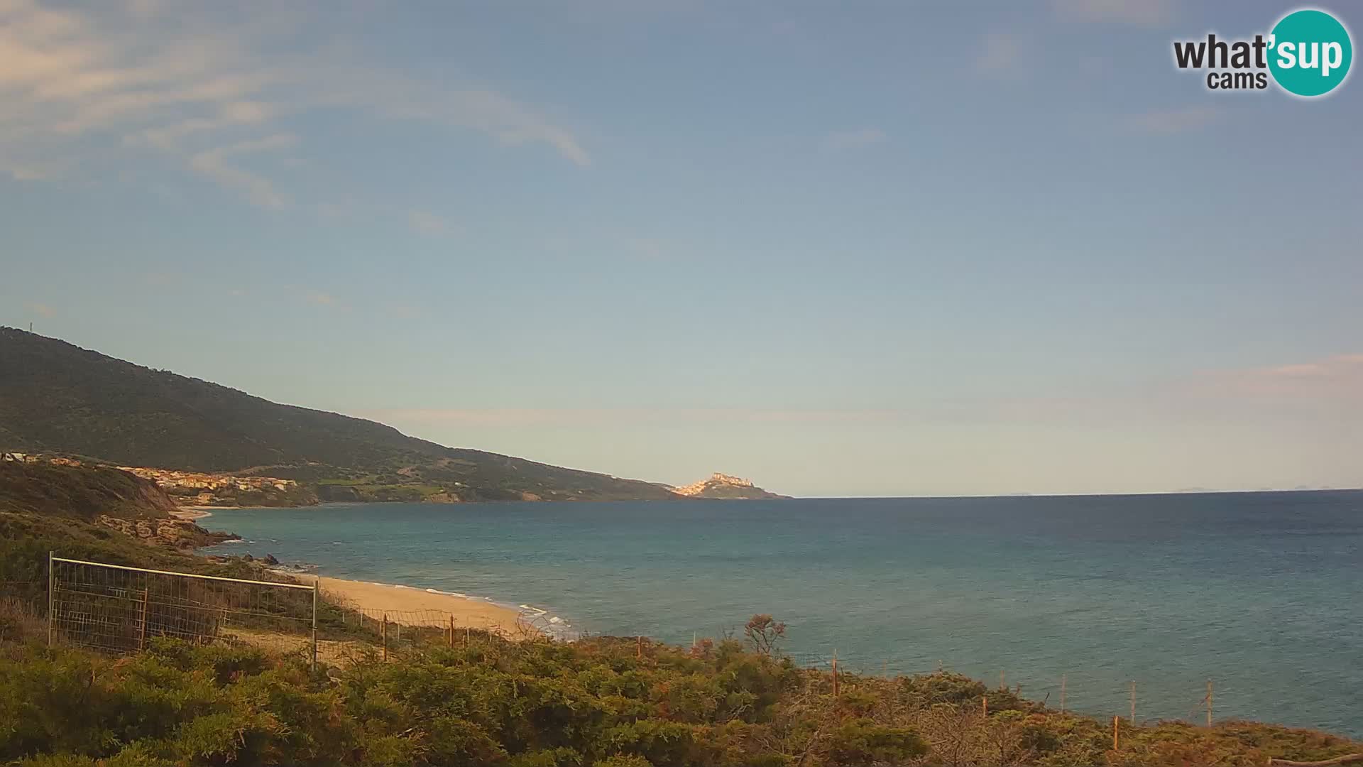 Spletna kamera v živo La Ciaccia – Valledoria – Sardinija – Italija