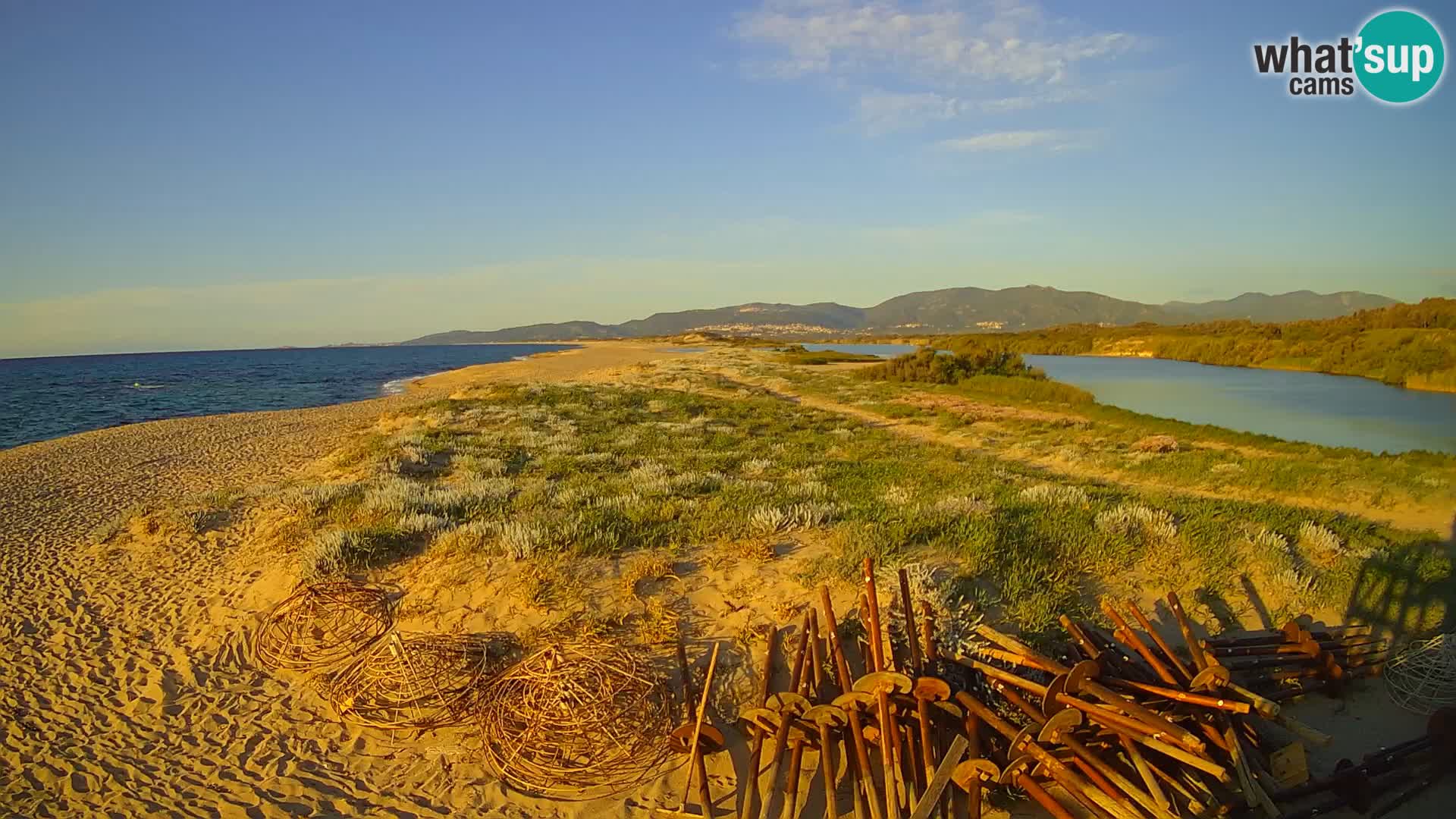 Valledoria Live-Webcam – Strand San Pietro – Sardinien – Italien