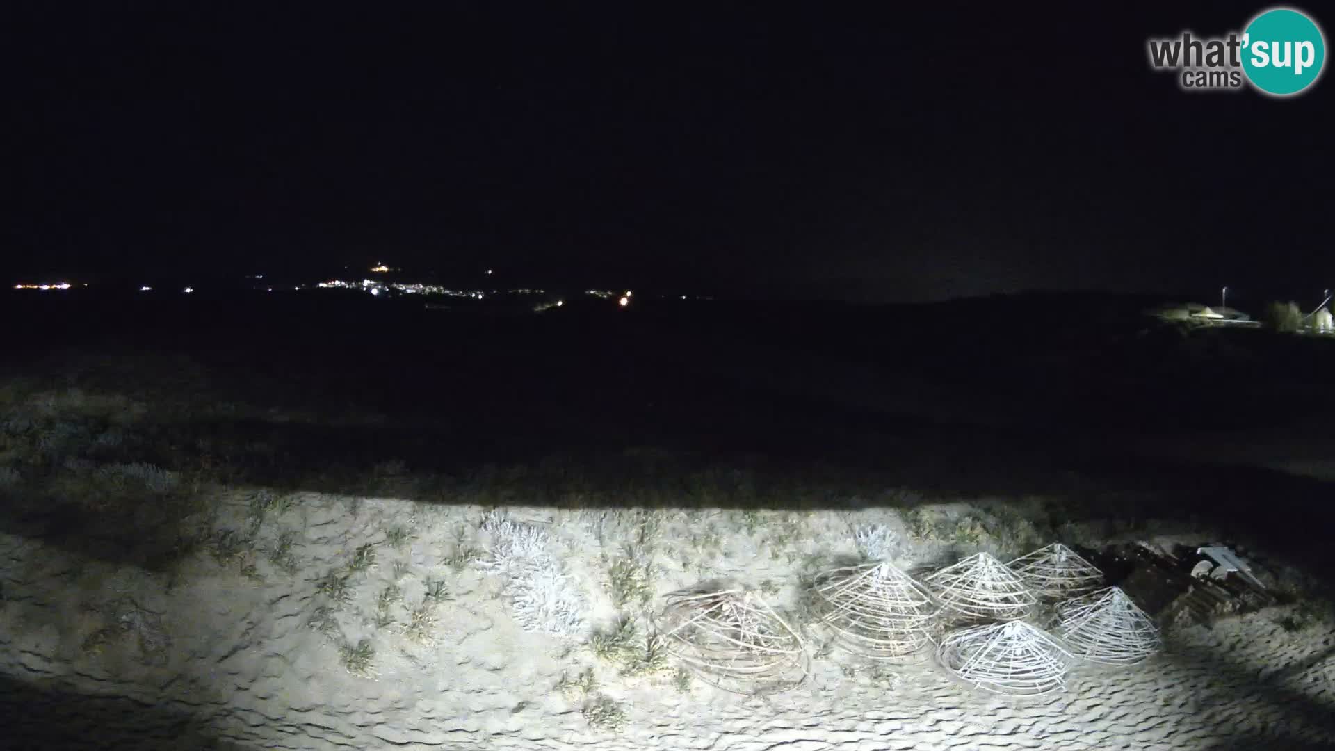 Spletna kamera Valledoria v živo – plaža San Pietro – Sardinija – Italija
