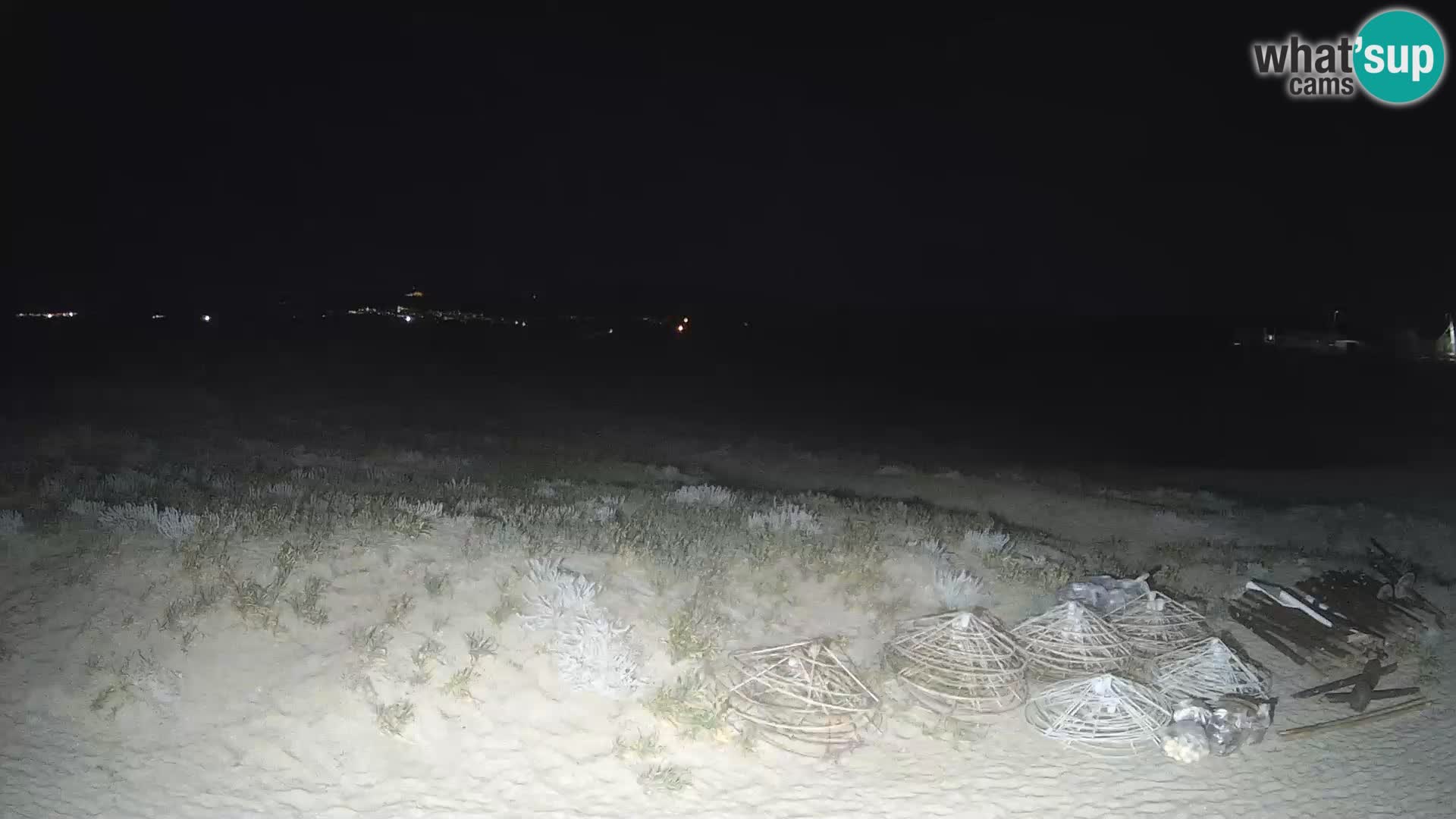 Spletna kamera Valledoria v živo – plaža San Pietro – Sardinija – Italija