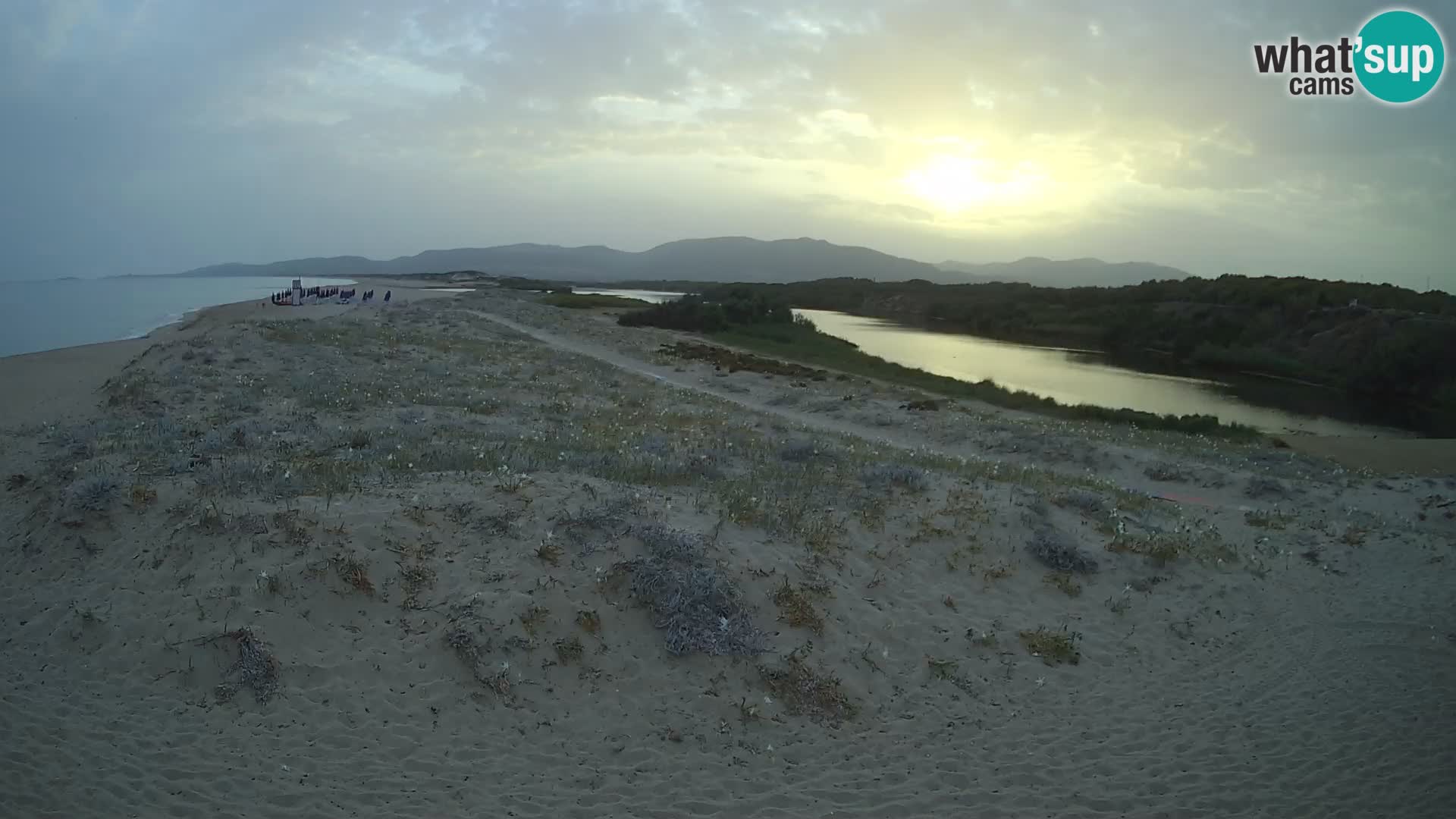 Spletna kamera Valledoria v živo – plaža San Pietro – Sardinija – Italija