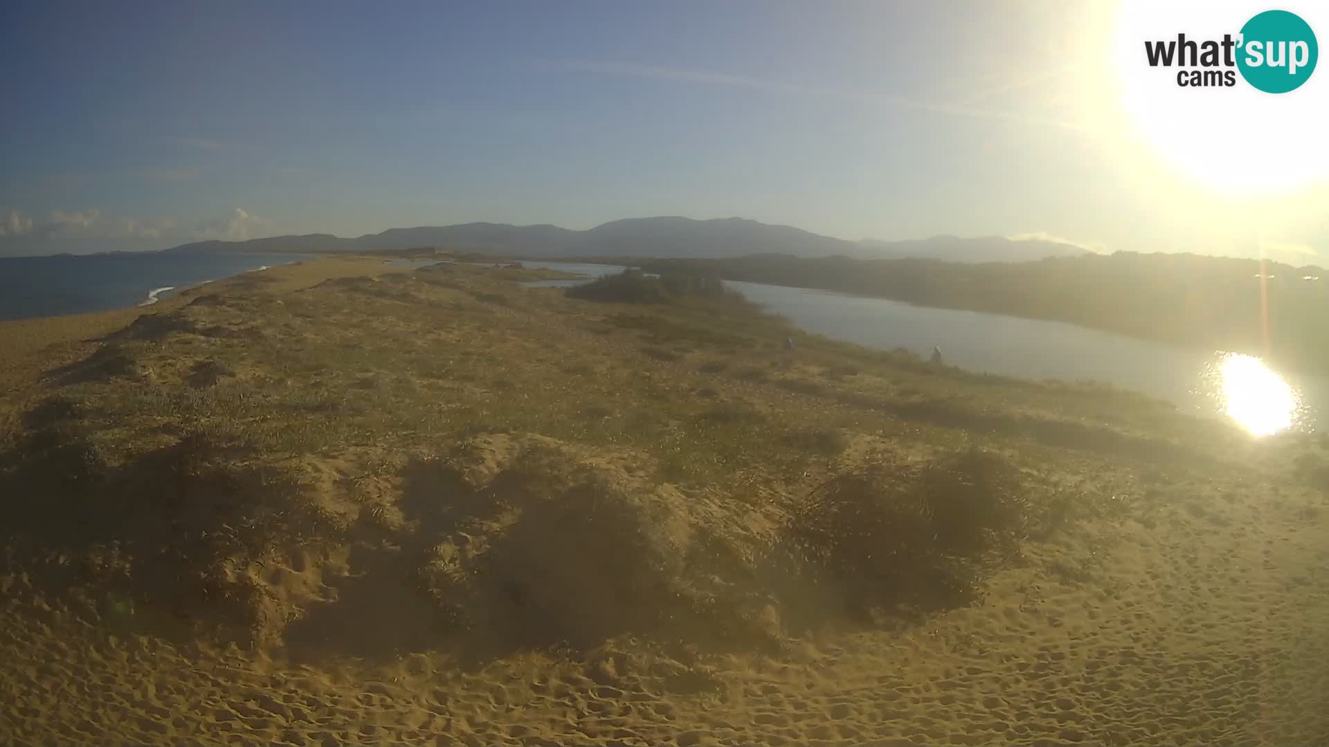 Spletna kamera Valledoria v živo – plaža San Pietro – Sardinija – Italija