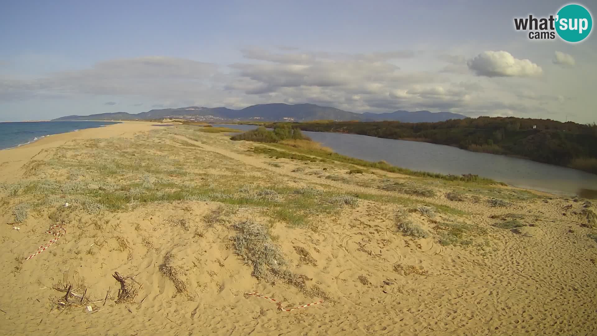 Spletna kamera Valledoria v živo – plaža San Pietro – Sardinija – Italija