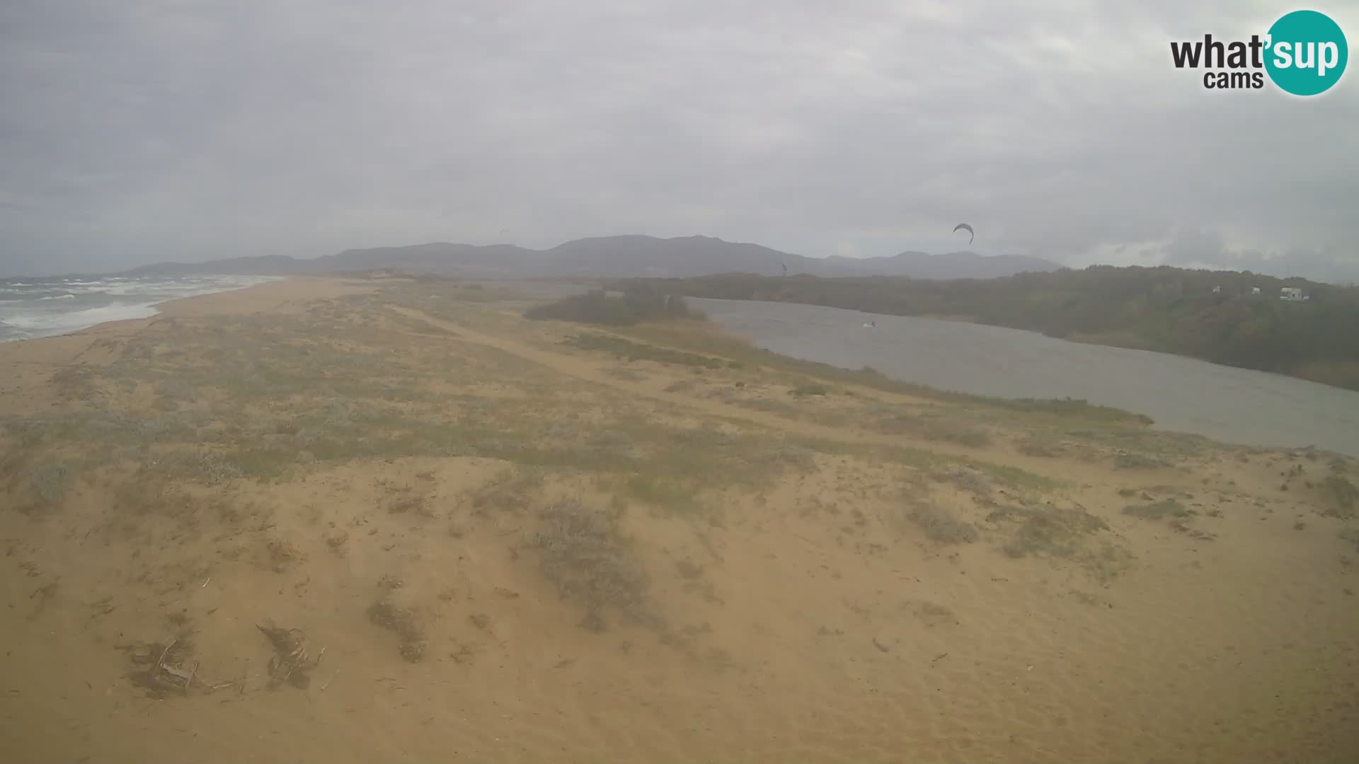 Spletna kamera Valledoria v živo – plaža San Pietro – Sardinija – Italija