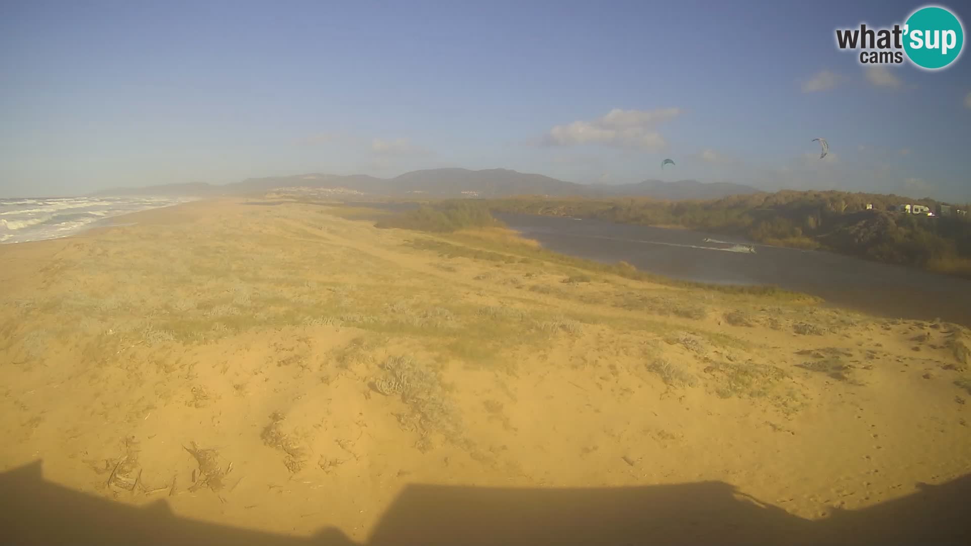 Spletna kamera Valledoria v živo – plaža San Pietro – Sardinija – Italija