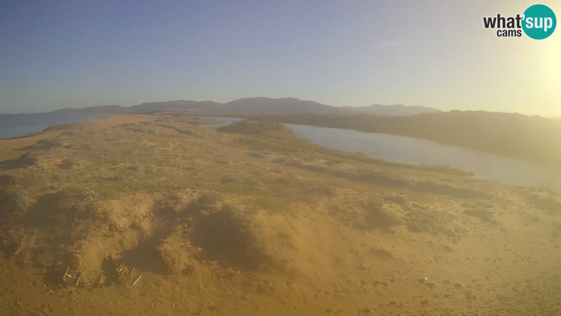 Spletna kamera Valledoria v živo – plaža San Pietro – Sardinija – Italija