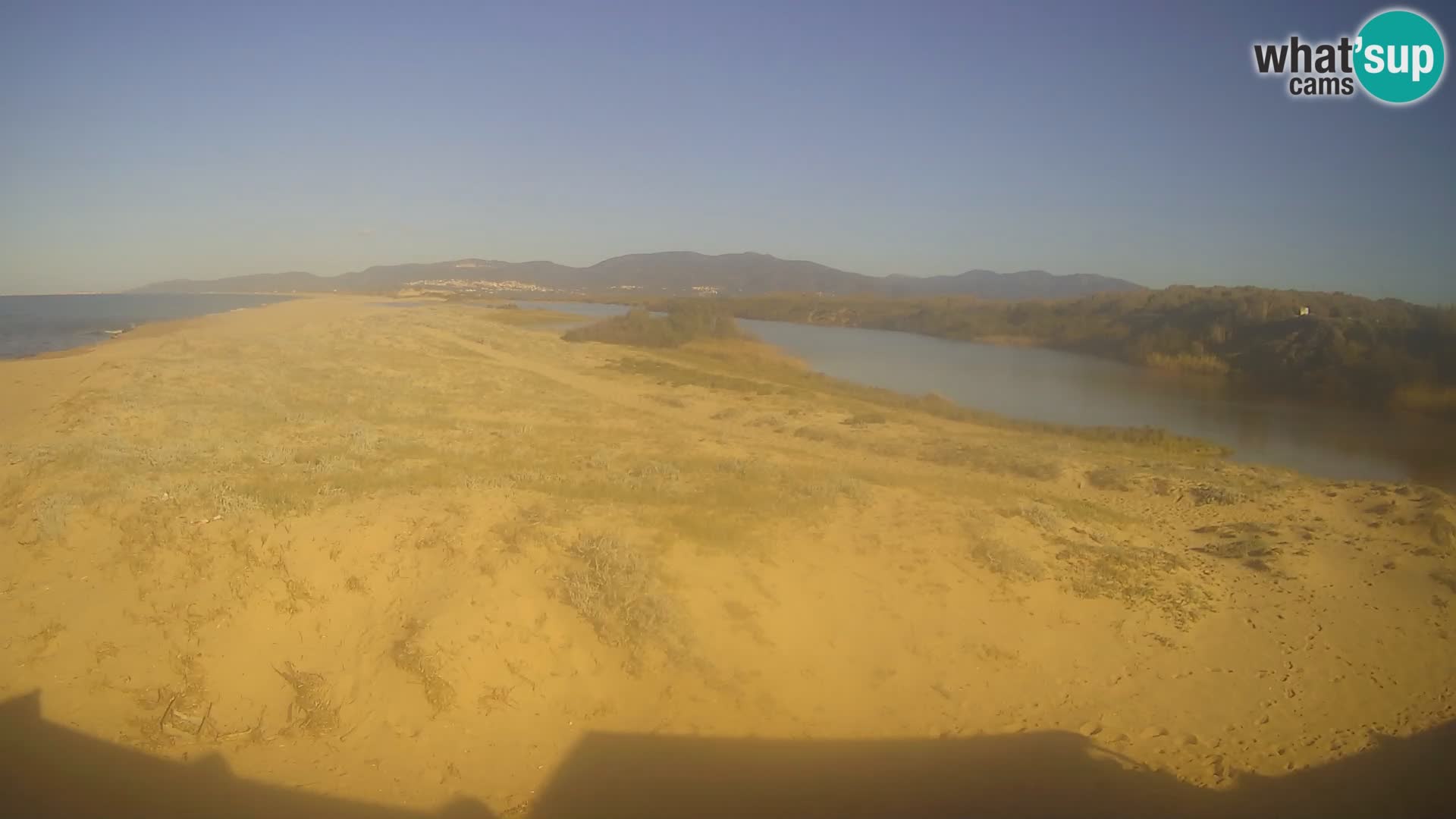 Spletna kamera Valledoria v živo – plaža San Pietro – Sardinija – Italija