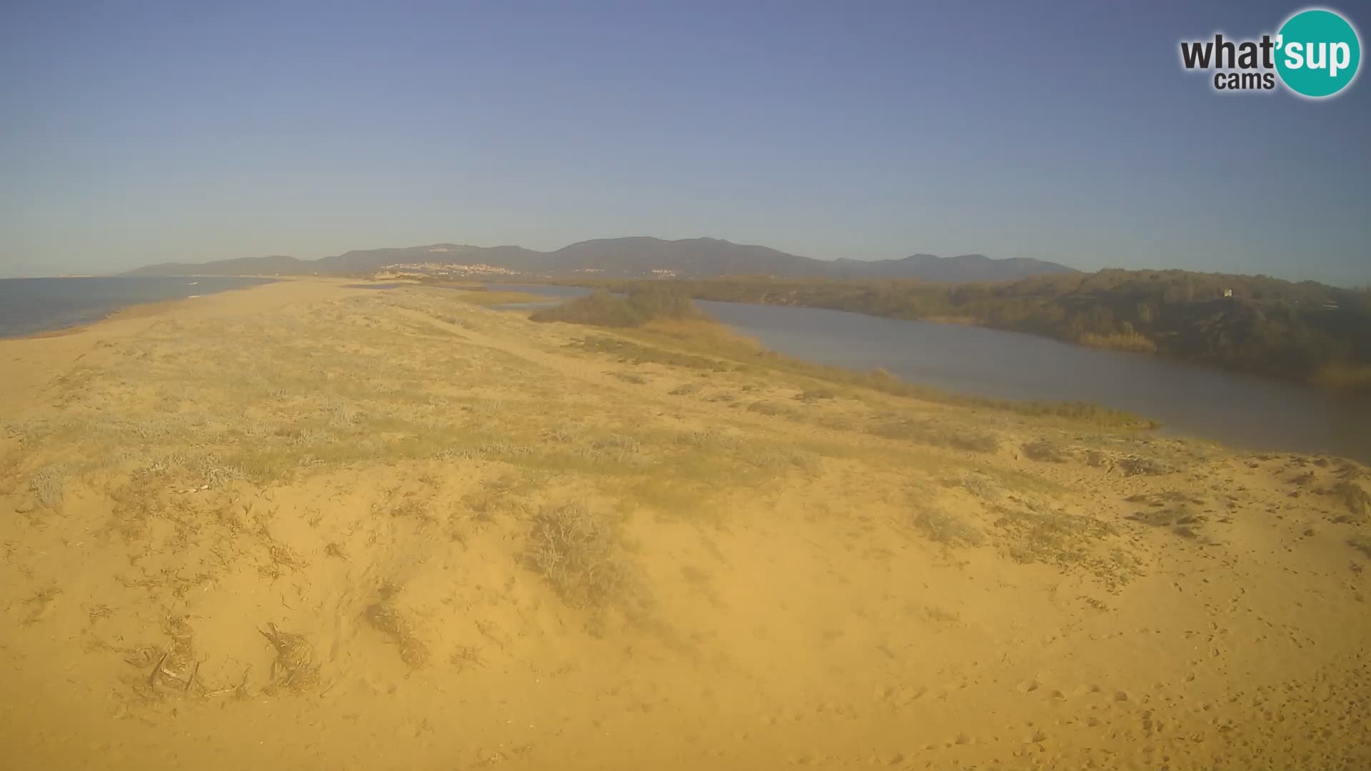 Spletna kamera Valledoria v živo – plaža San Pietro – Sardinija – Italija