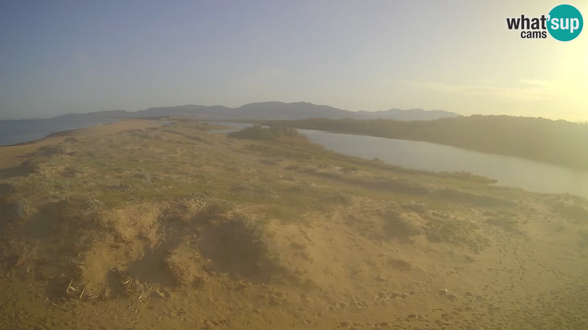 Spletna kamera Valledoria v živo – plaža San Pietro – Sardinija – Italija