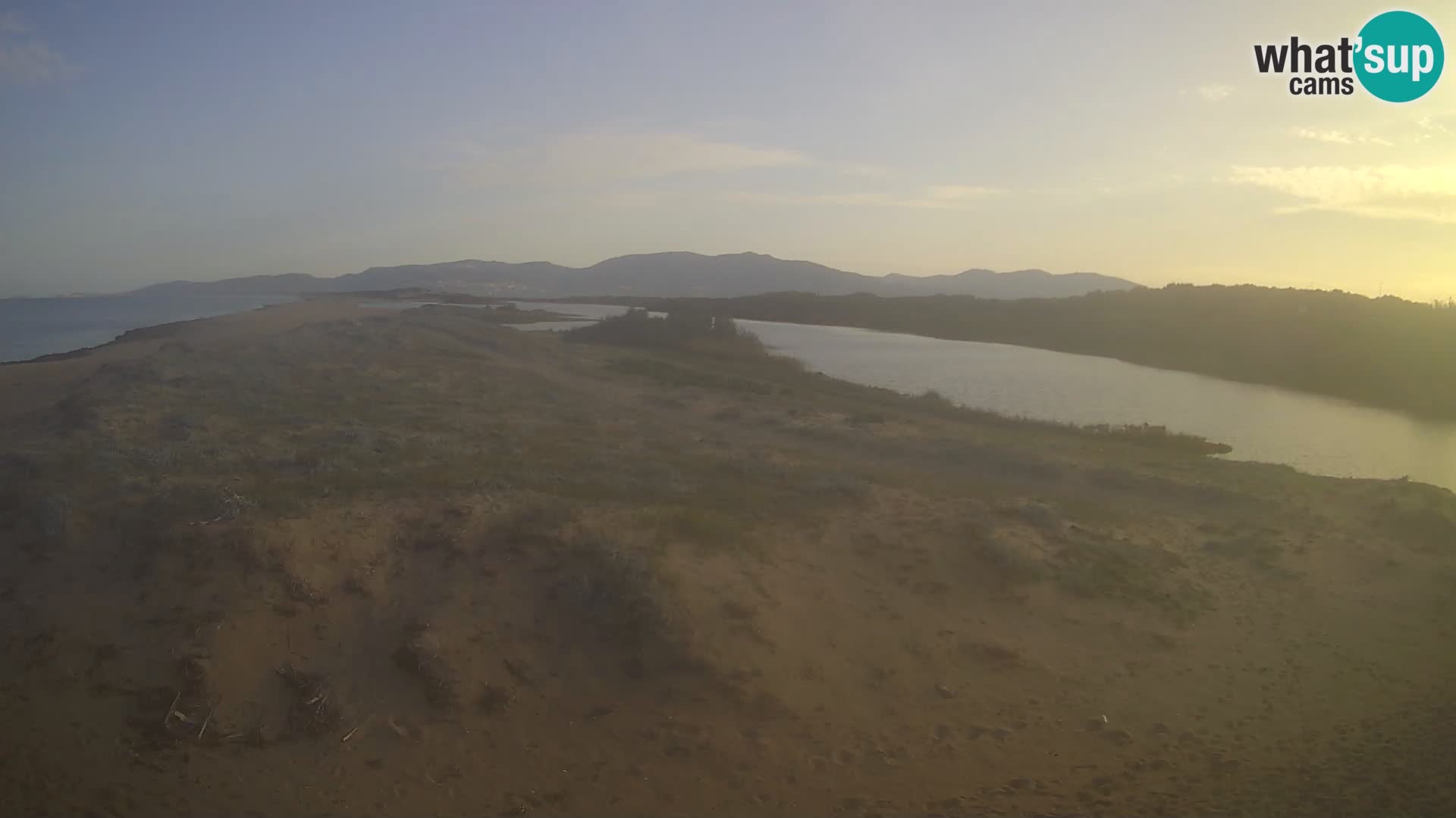 Spletna kamera Valledoria v živo – plaža San Pietro – Sardinija – Italija