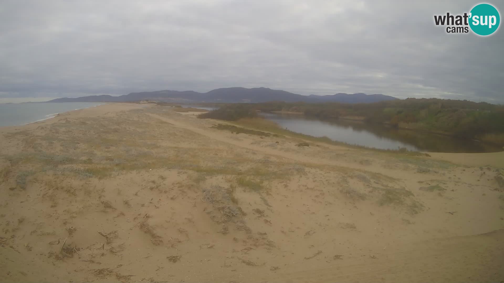 Spletna kamera Valledoria v živo – plaža San Pietro – Sardinija – Italija