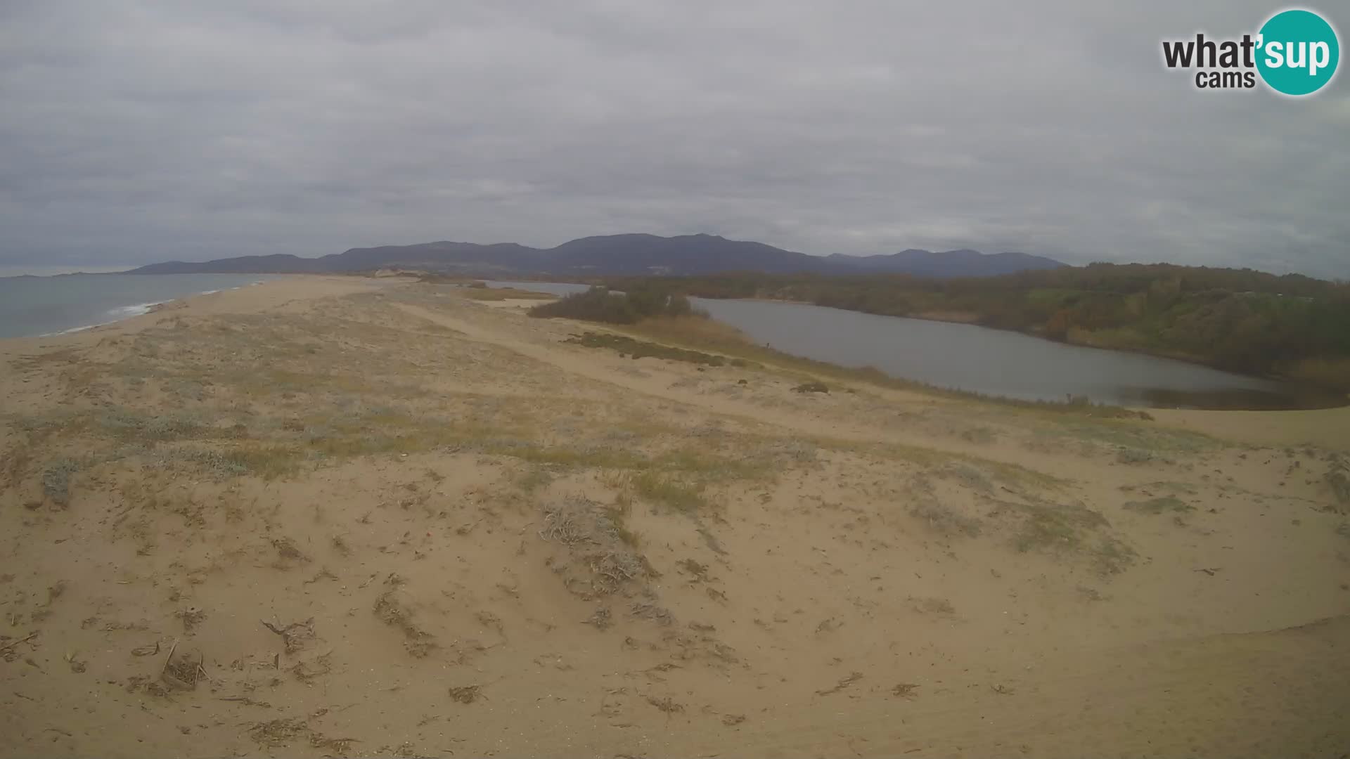 Spletna kamera Valledoria v živo – plaža San Pietro – Sardinija – Italija