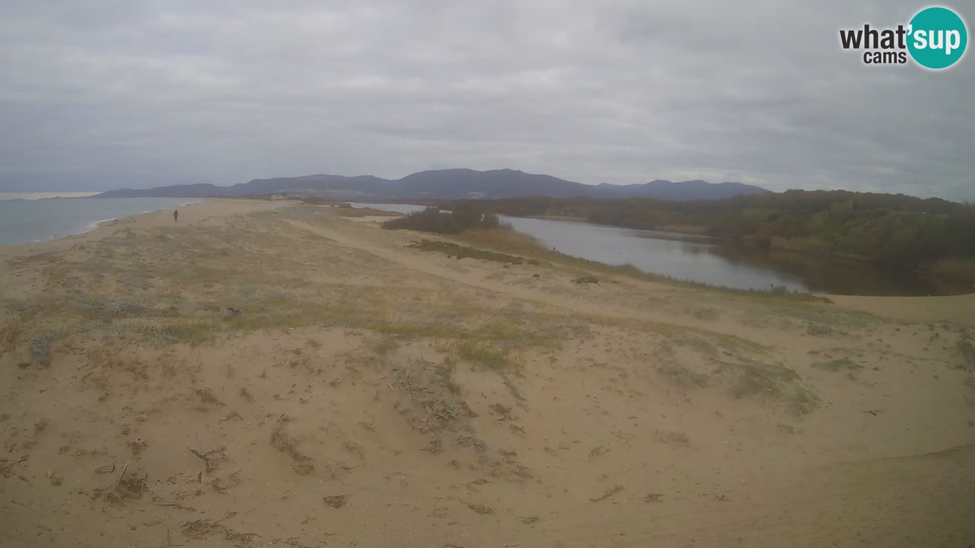 Spletna kamera Valledoria v živo – plaža San Pietro – Sardinija – Italija