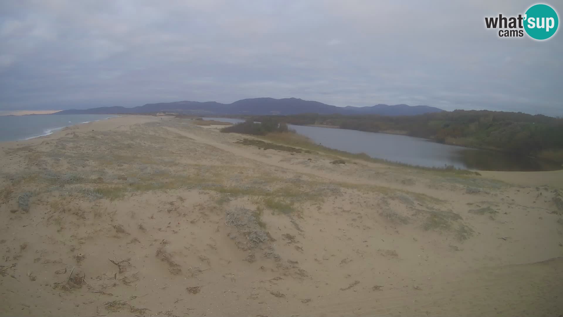 Spletna kamera Valledoria v živo – plaža San Pietro – Sardinija – Italija