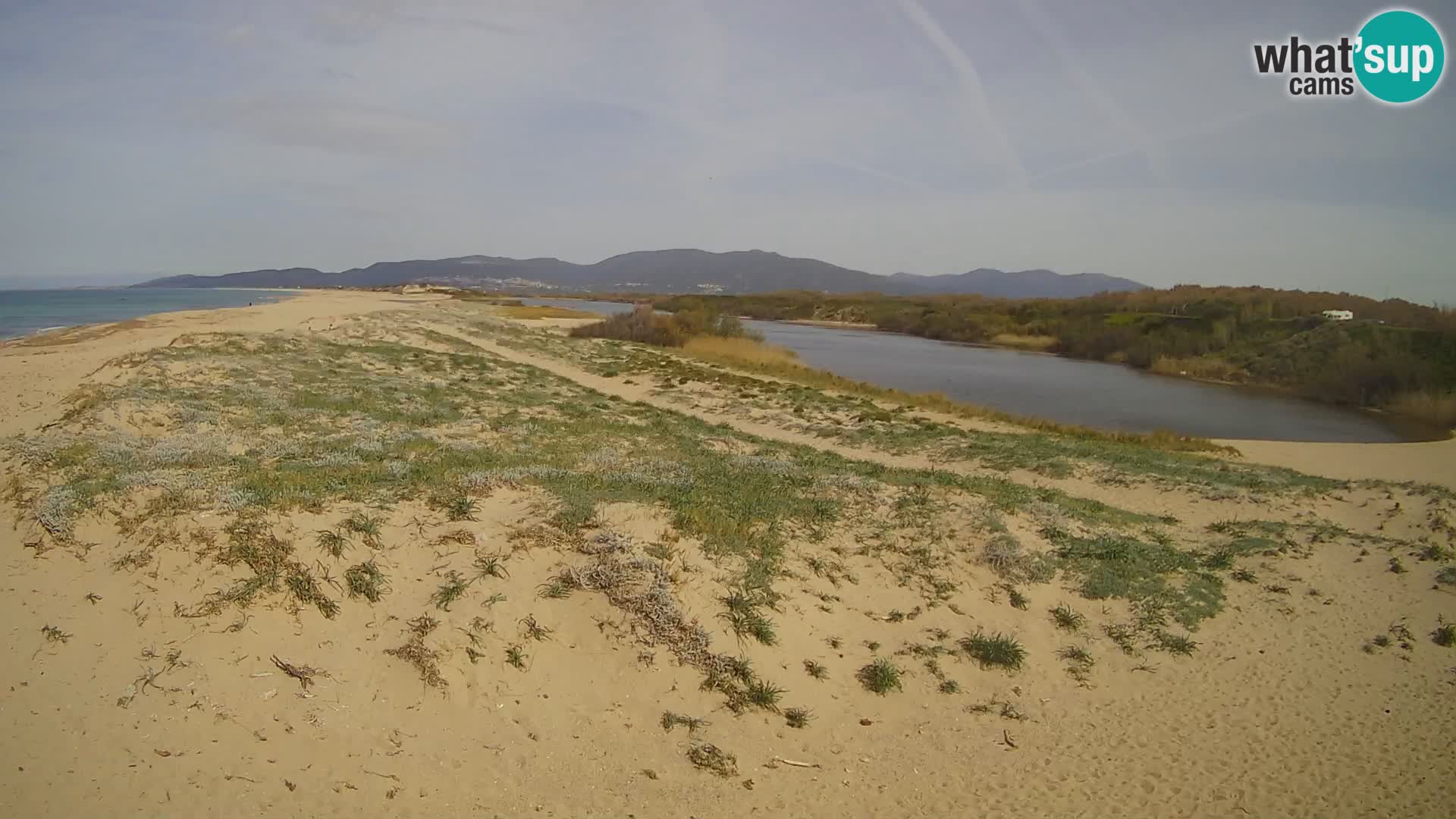 Spletna kamera Valledoria v živo – plaža San Pietro – Sardinija – Italija