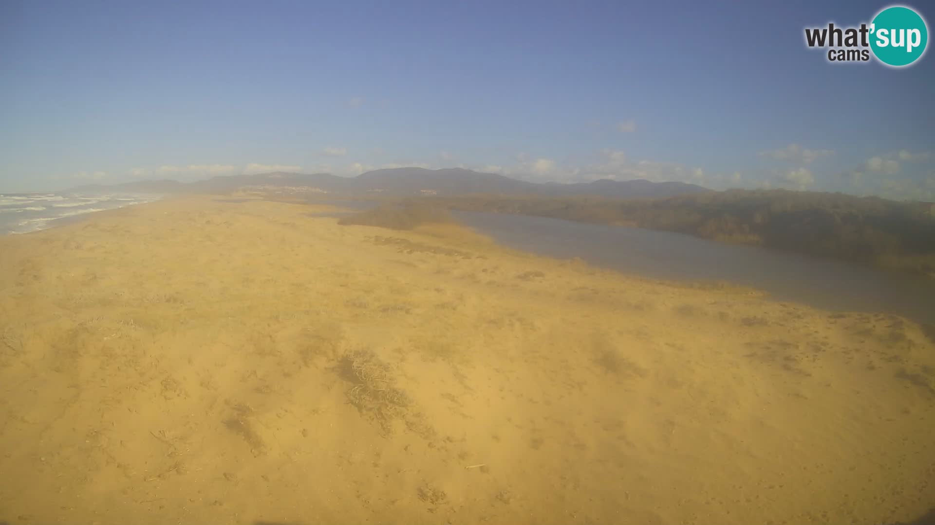 Spletna kamera Valledoria v živo – plaža San Pietro – Sardinija – Italija