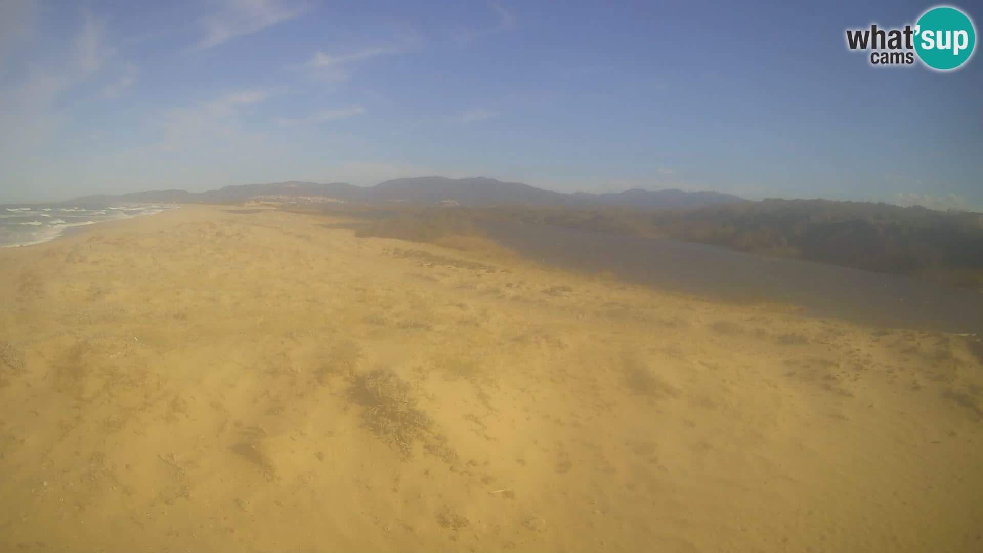 Spletna kamera Valledoria v živo – plaža San Pietro – Sardinija – Italija