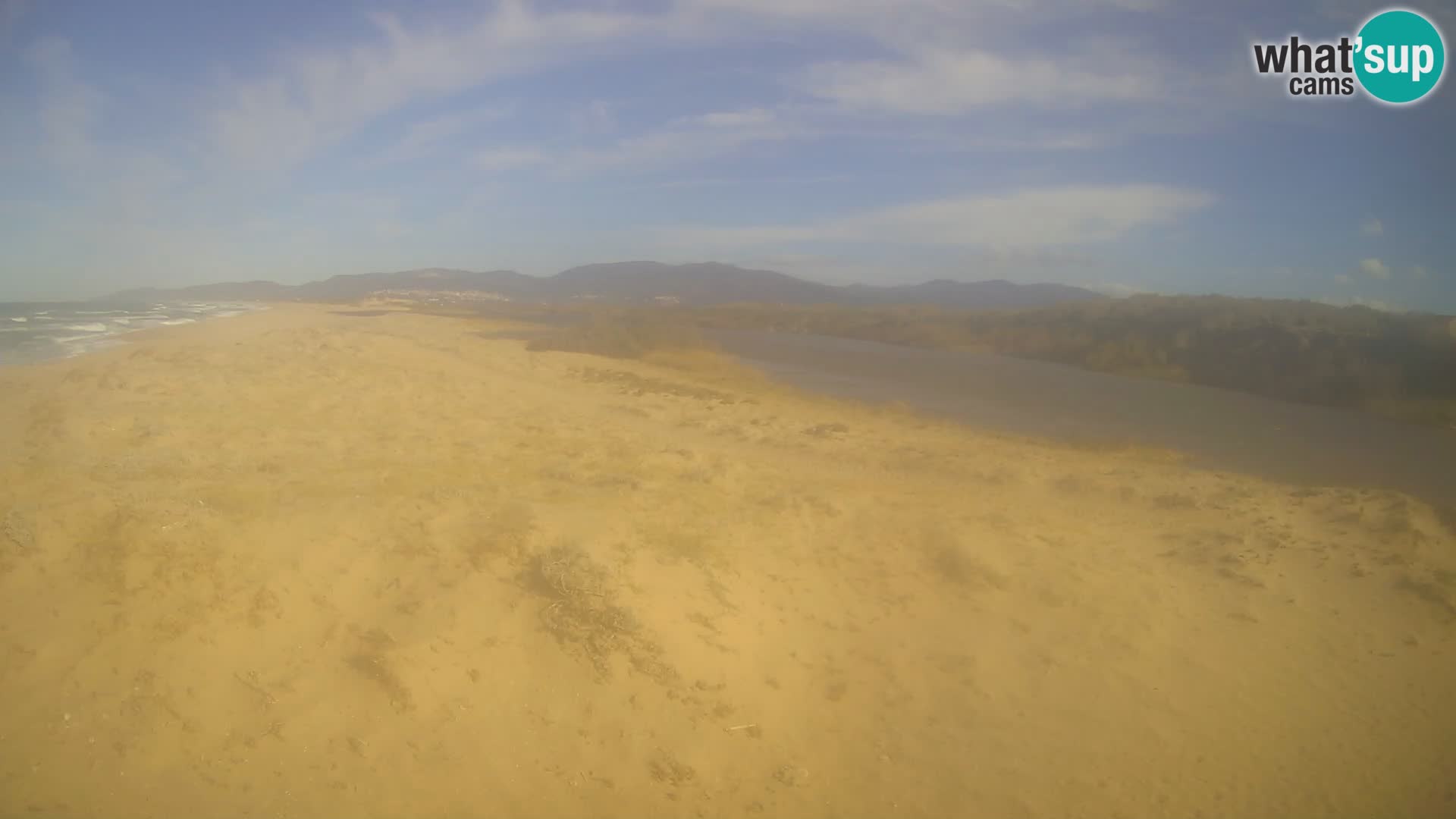 Spletna kamera Valledoria v živo – plaža San Pietro – Sardinija – Italija