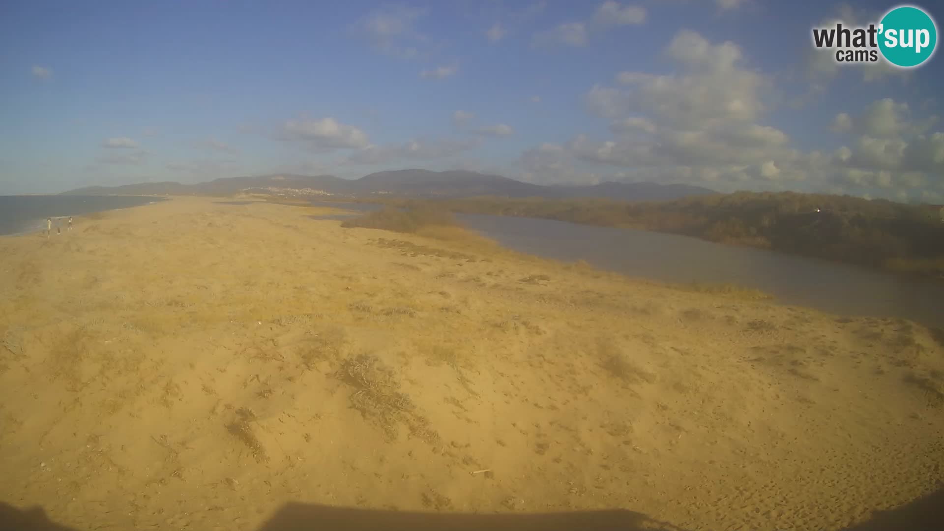 Spletna kamera Valledoria v živo – plaža San Pietro – Sardinija – Italija