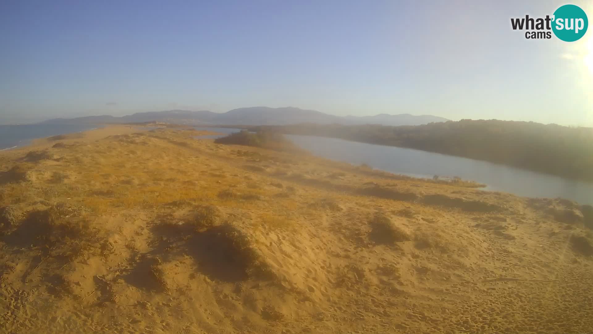 Spletna kamera Valledoria v živo – plaža San Pietro – Sardinija – Italija