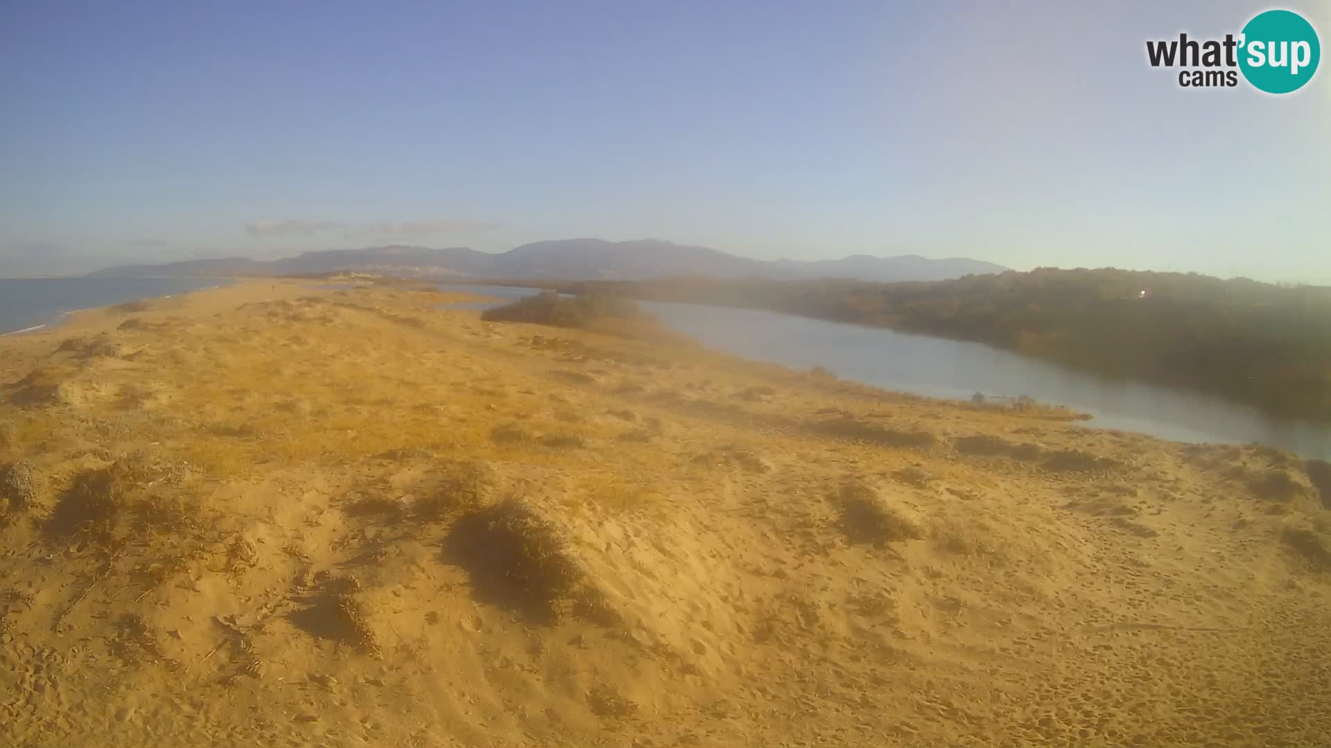 Spletna kamera Valledoria v živo – plaža San Pietro – Sardinija – Italija