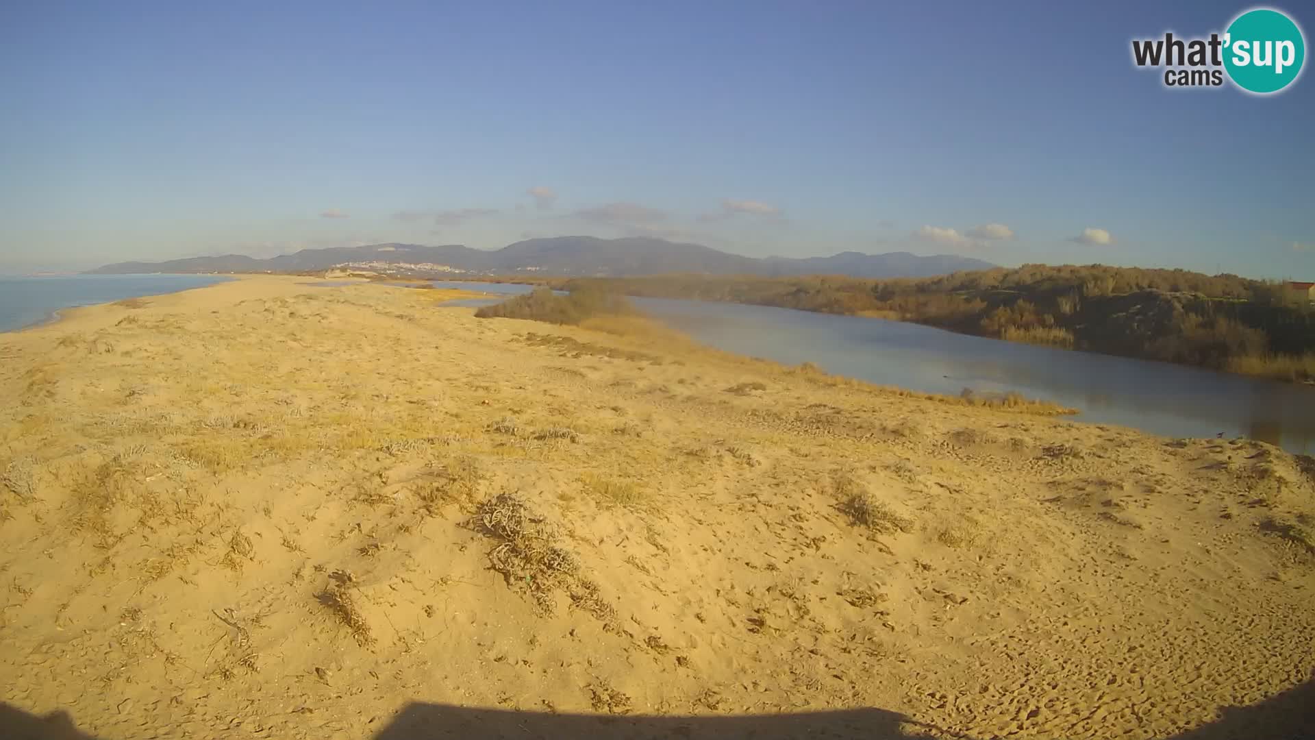 Spletna kamera Valledoria v živo – plaža San Pietro – Sardinija – Italija