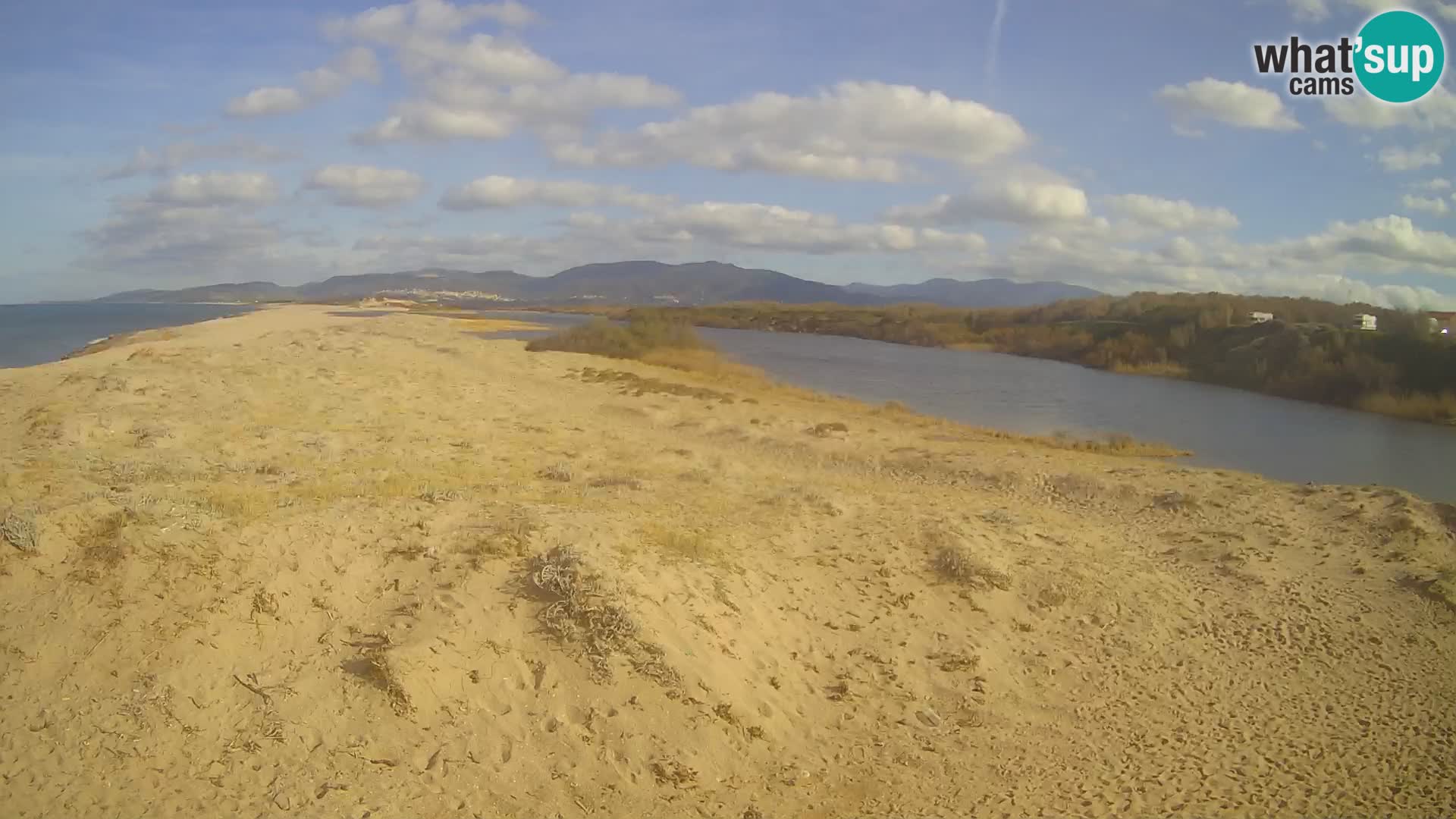 Spletna kamera Valledoria v živo – plaža San Pietro – Sardinija – Italija