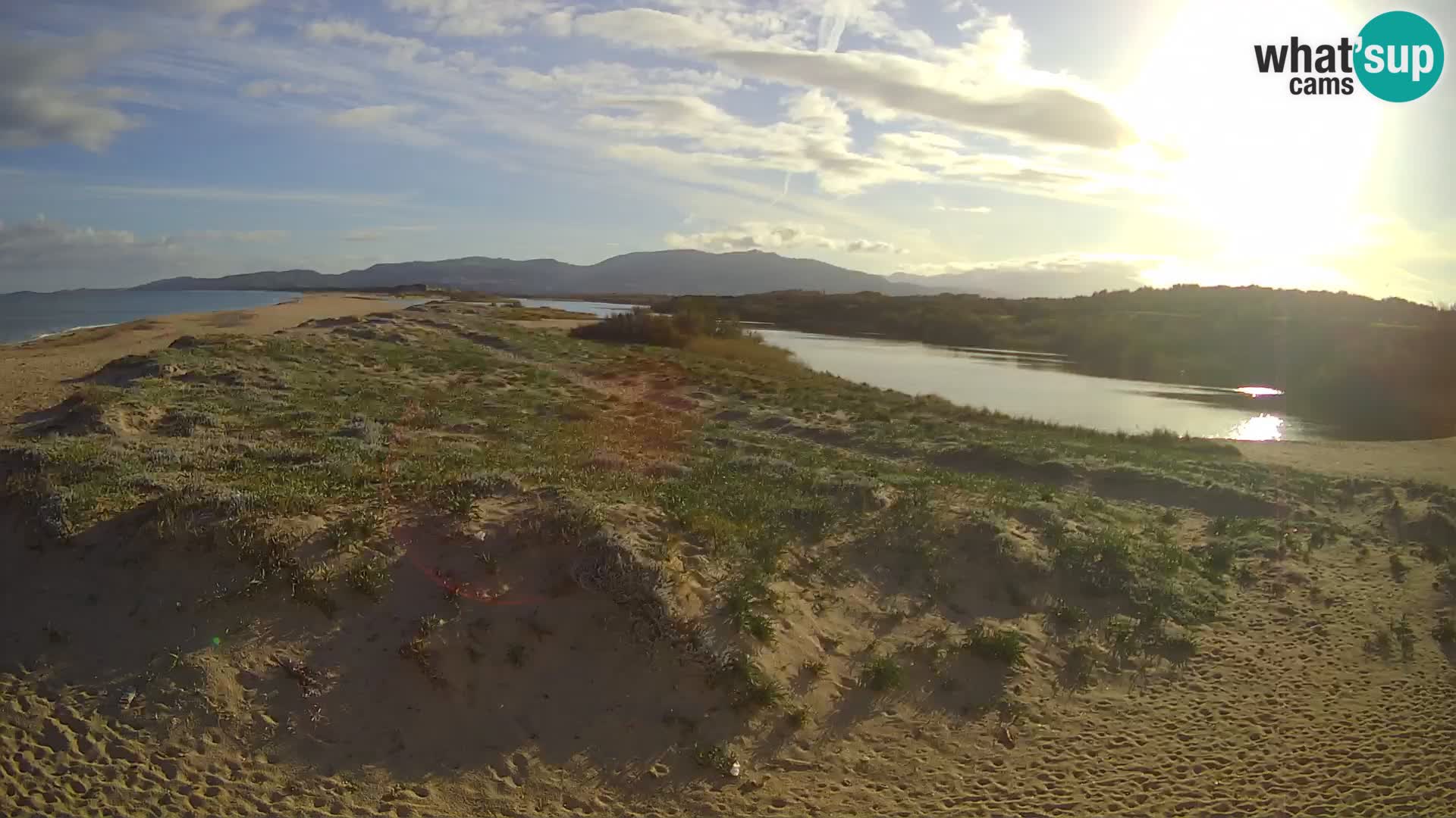 Spletna kamera Valledoria v živo – plaža San Pietro – Sardinija – Italija