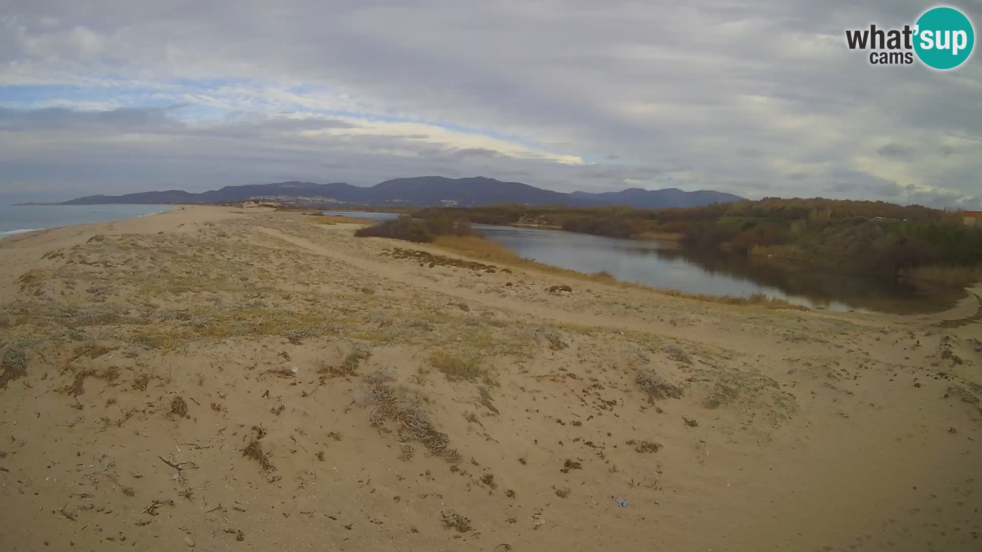 Spletna kamera Valledoria v živo – plaža San Pietro – Sardinija – Italija