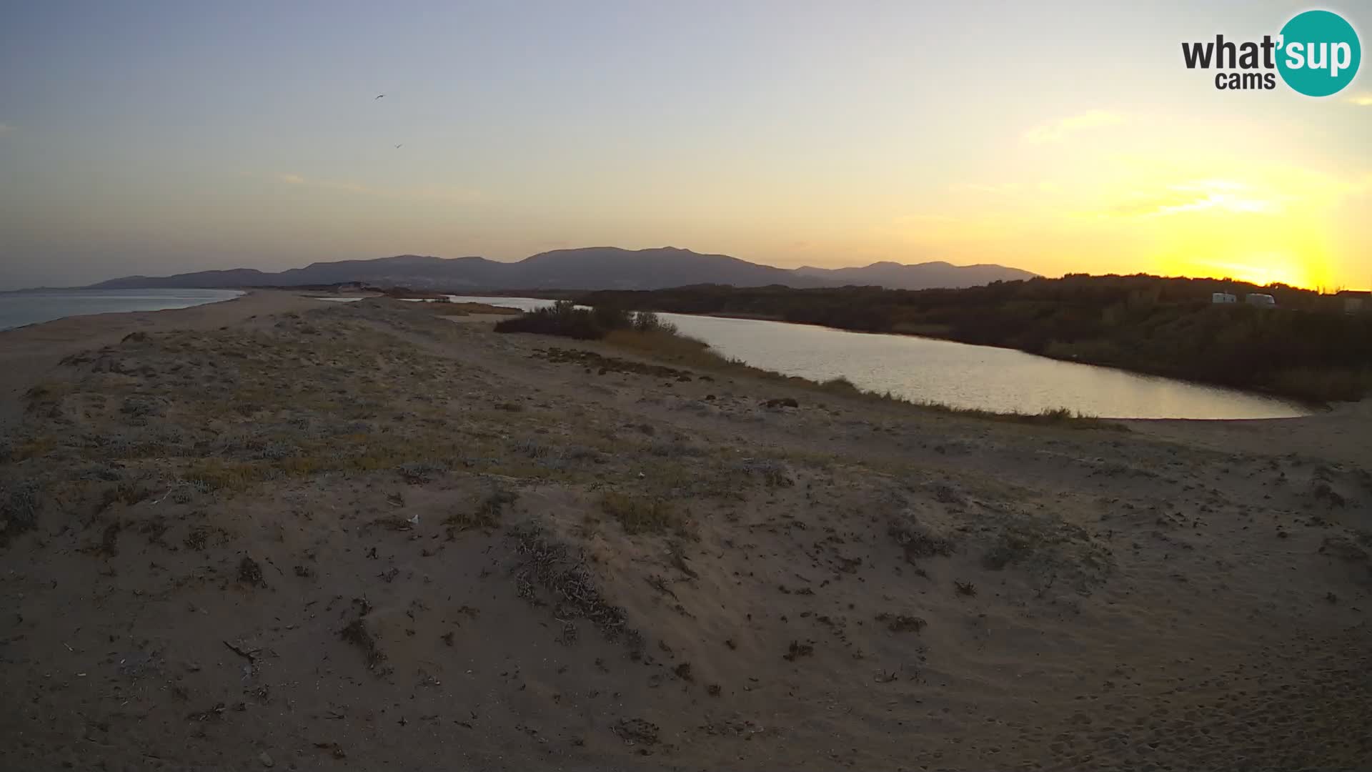 Spletna kamera Valledoria v živo – plaža San Pietro – Sardinija – Italija