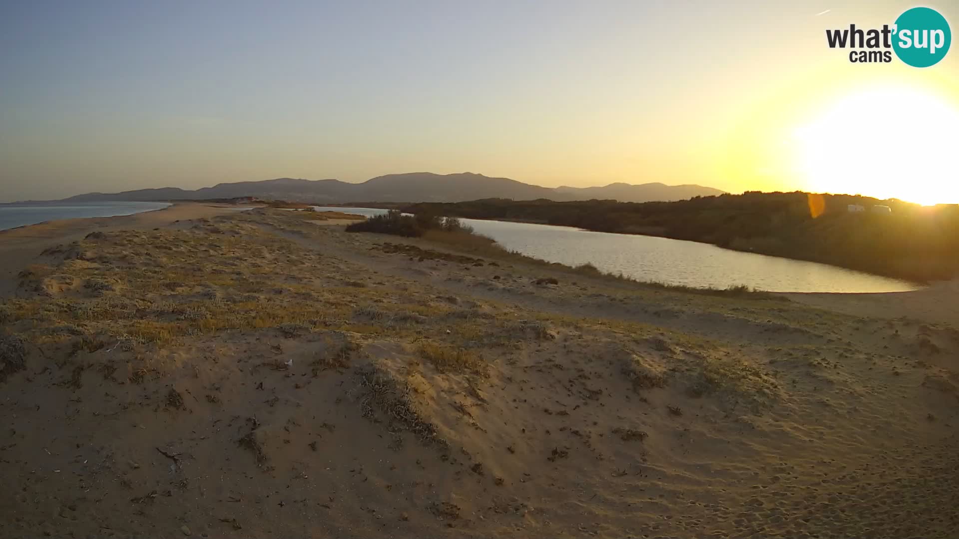 Spletna kamera Valledoria v živo – plaža San Pietro – Sardinija – Italija