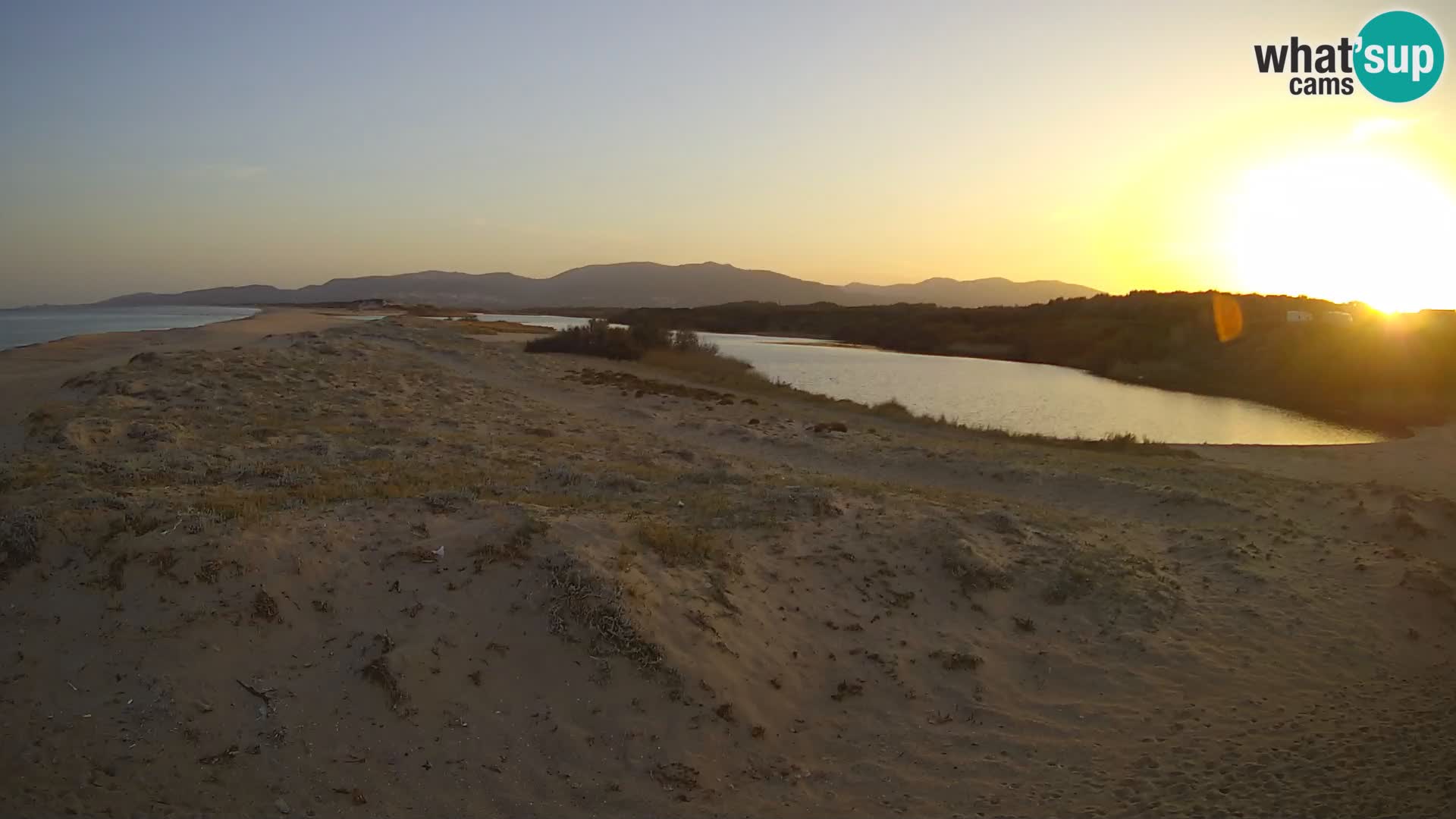 Spletna kamera Valledoria v živo – plaža San Pietro – Sardinija – Italija