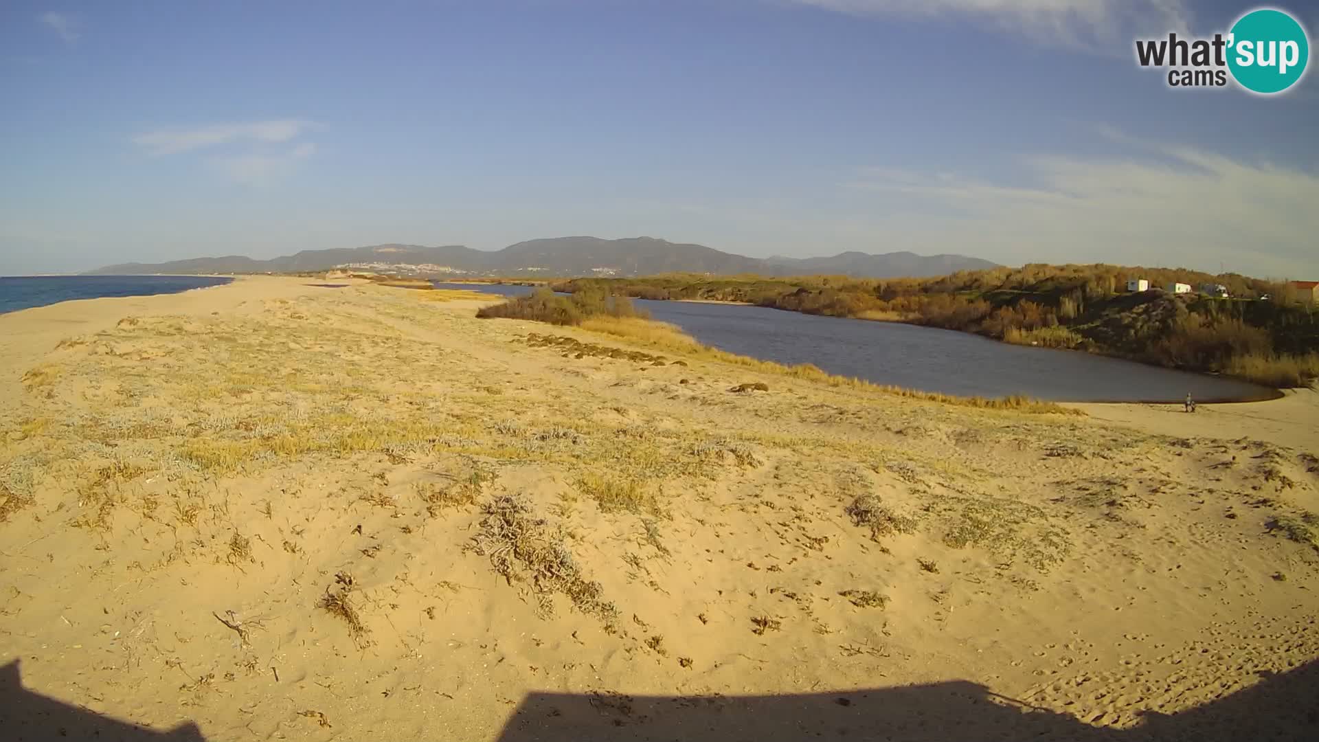 Spletna kamera Valledoria v živo – plaža San Pietro – Sardinija – Italija