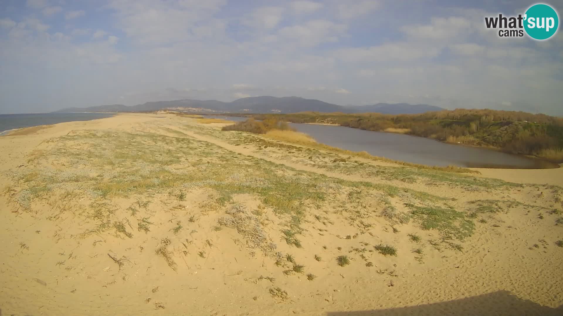 Spletna kamera Valledoria v živo – plaža San Pietro – Sardinija – Italija