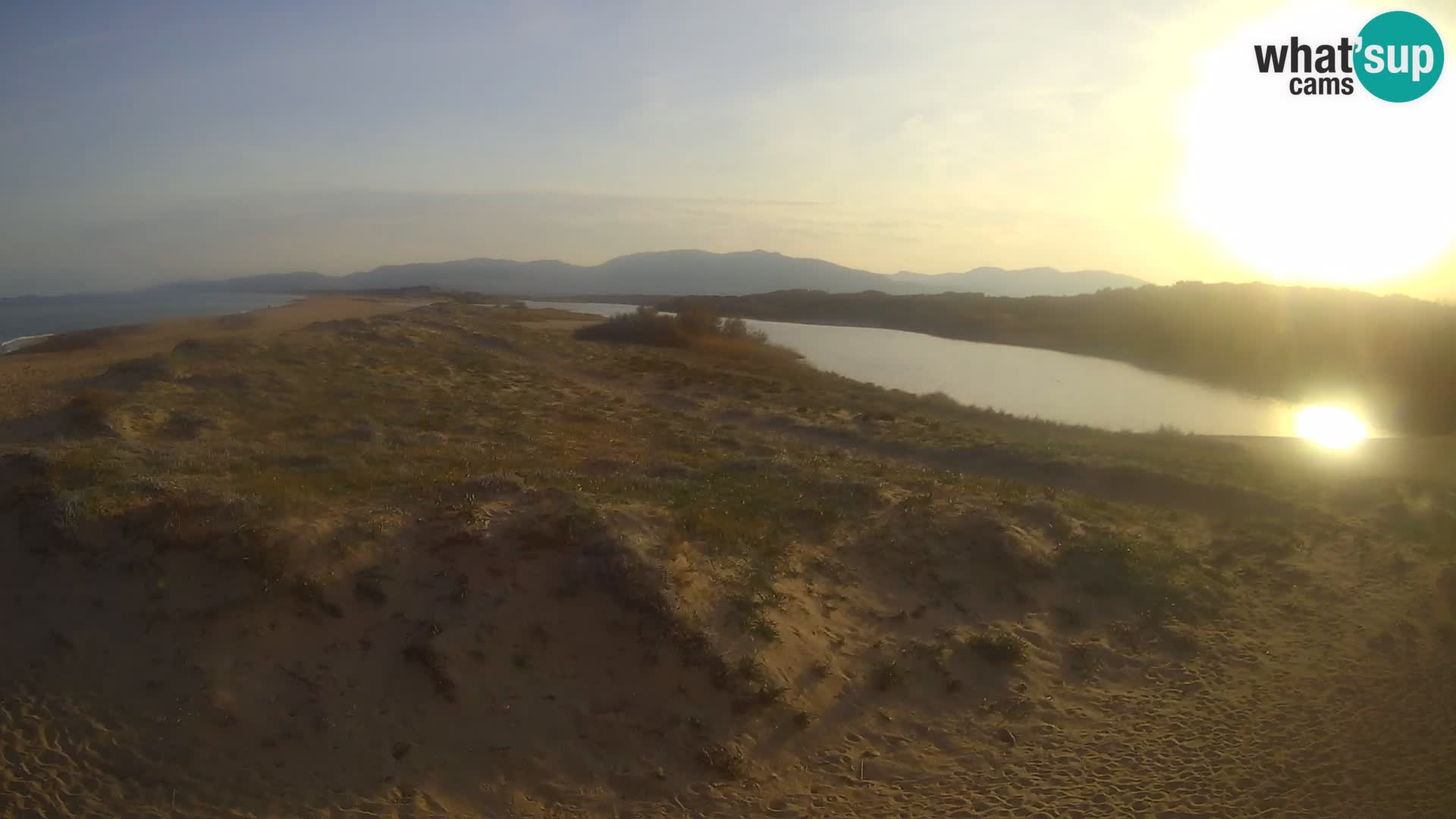 Spletna kamera Valledoria v živo – plaža San Pietro – Sardinija – Italija