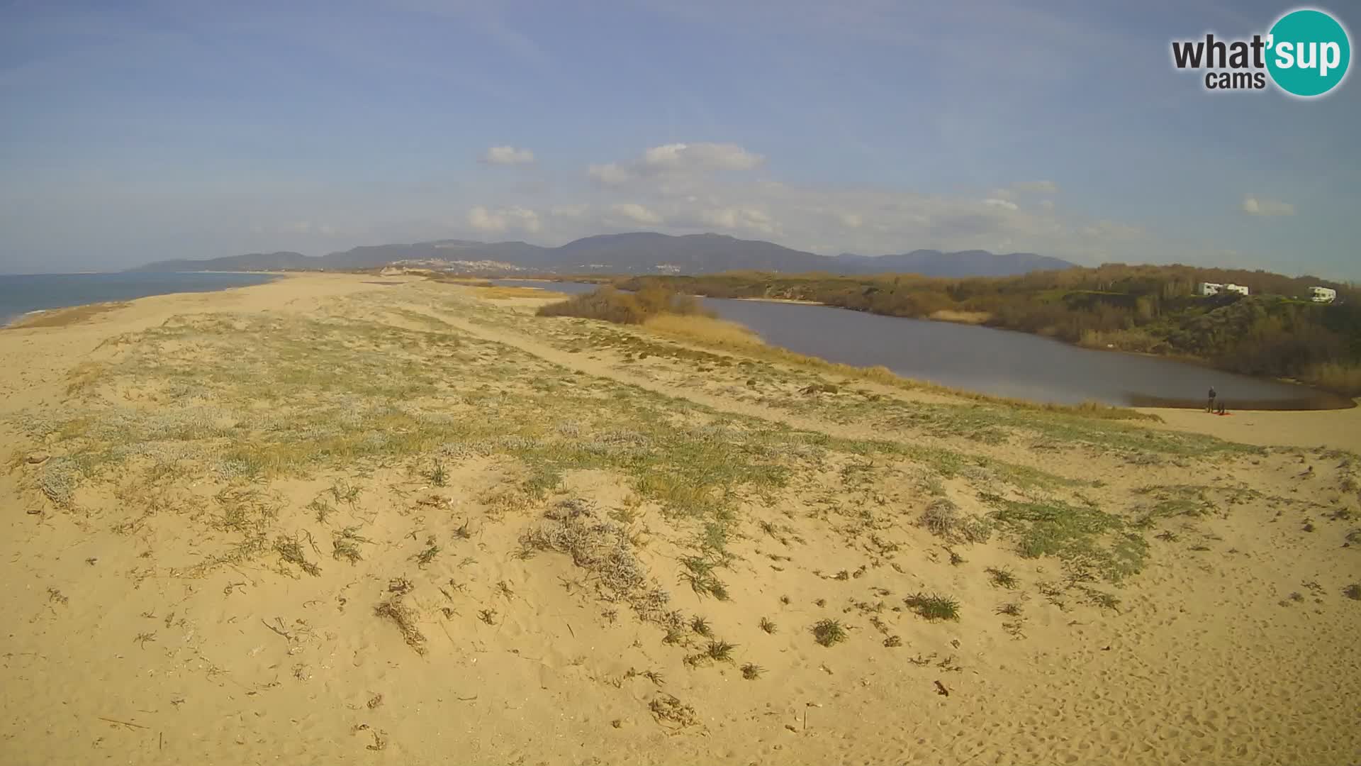 Spletna kamera Valledoria v živo – plaža San Pietro – Sardinija – Italija