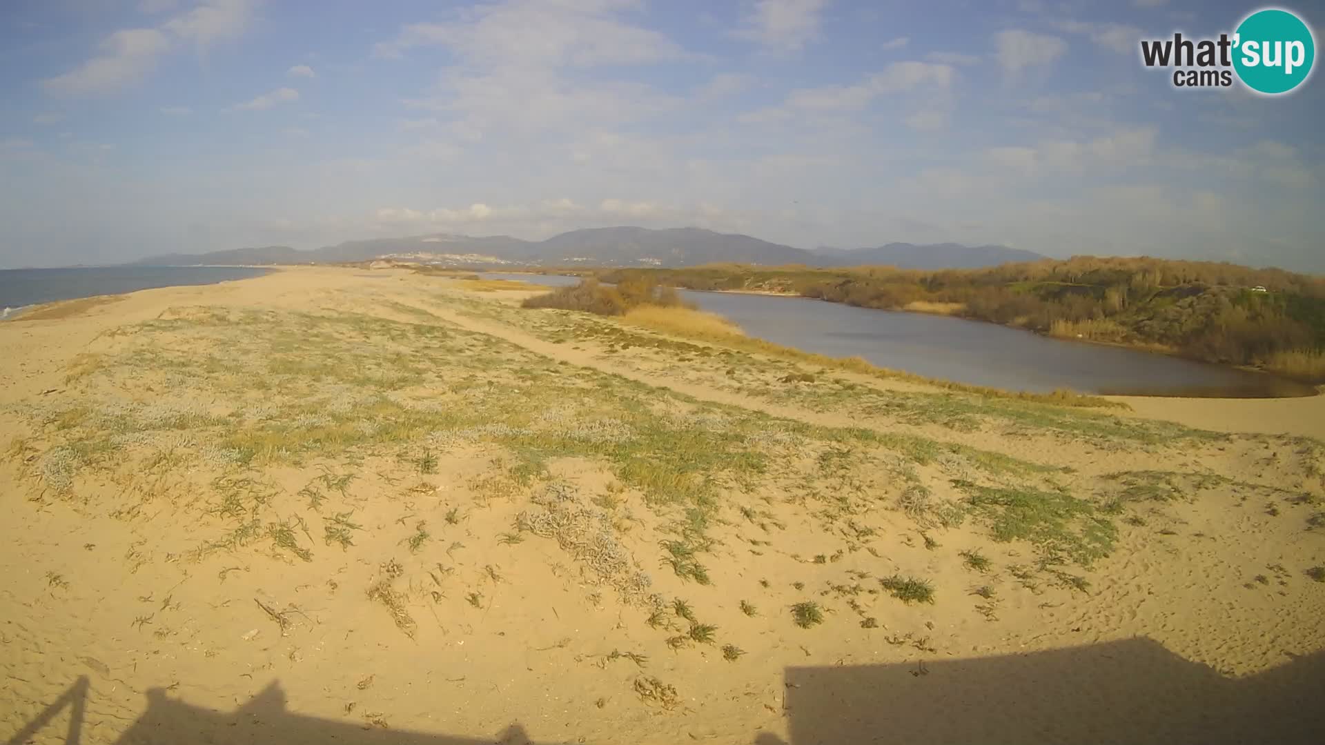 Spletna kamera Valledoria v živo – plaža San Pietro – Sardinija – Italija