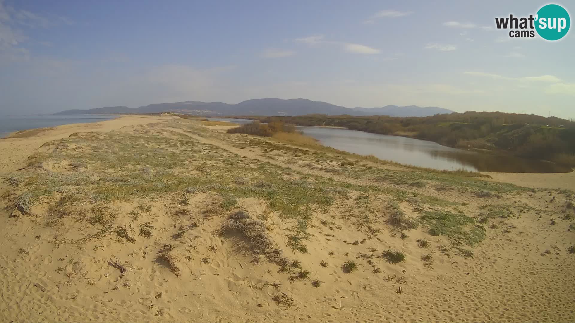 Spletna kamera Valledoria v živo – plaža San Pietro – Sardinija – Italija