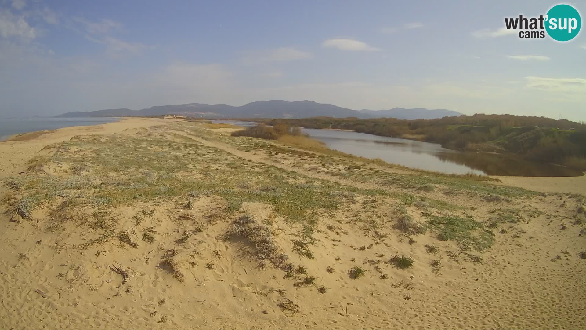 Spletna kamera Valledoria v živo – plaža San Pietro – Sardinija – Italija