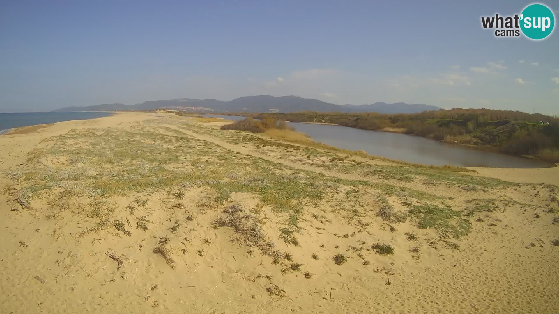 Spletna kamera Valledoria v živo – plaža San Pietro – Sardinija – Italija