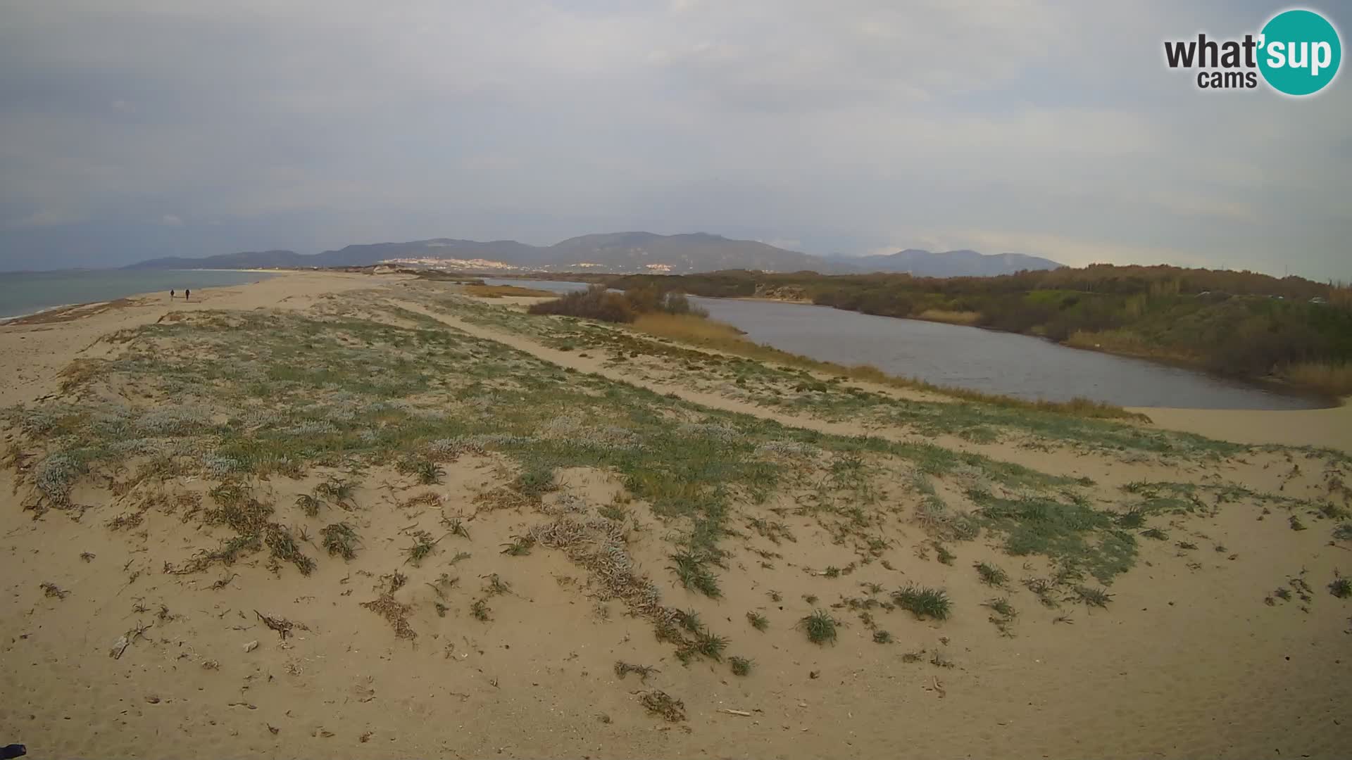 Spletna kamera Valledoria v živo – plaža San Pietro – Sardinija – Italija