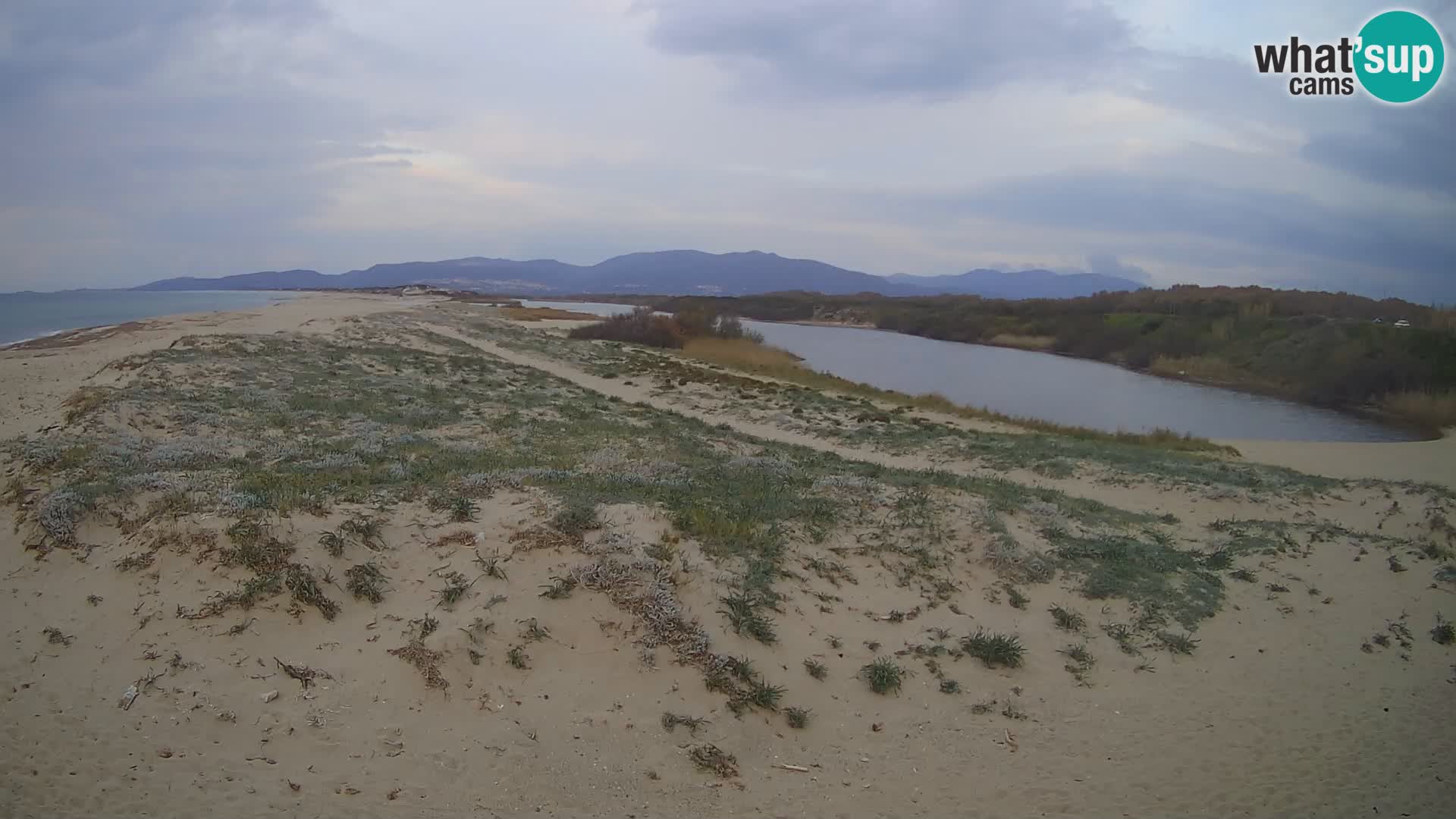 Spletna kamera Valledoria v živo – plaža San Pietro – Sardinija – Italija