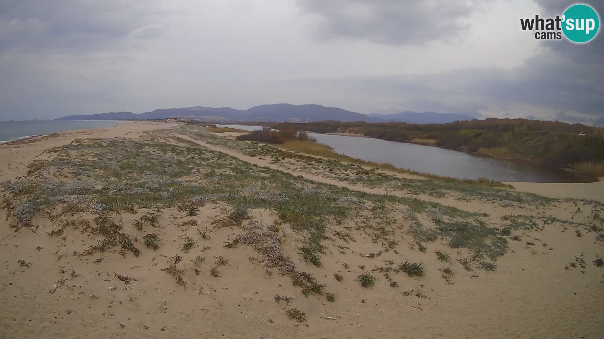 Spletna kamera Valledoria v živo – plaža San Pietro – Sardinija – Italija