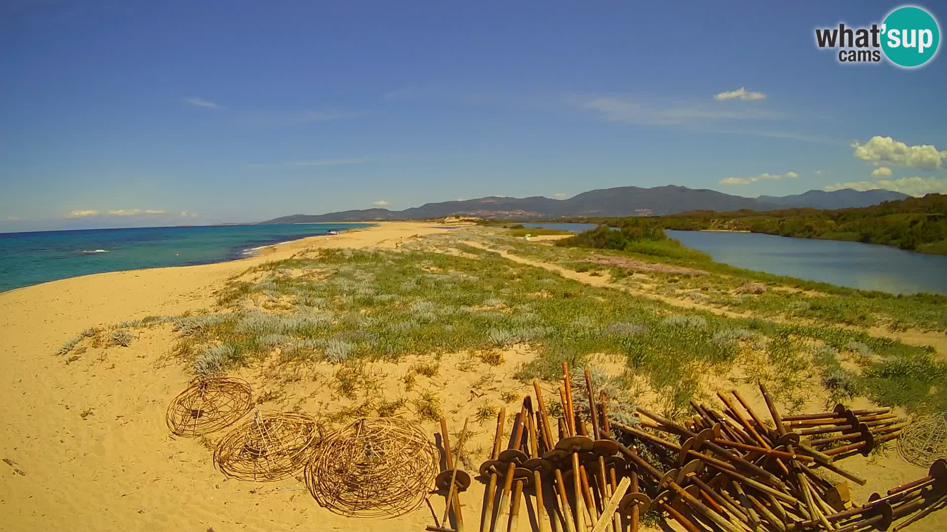 Valledoria Live-Webcam – Strand San Pietro – Sardinien – Italien