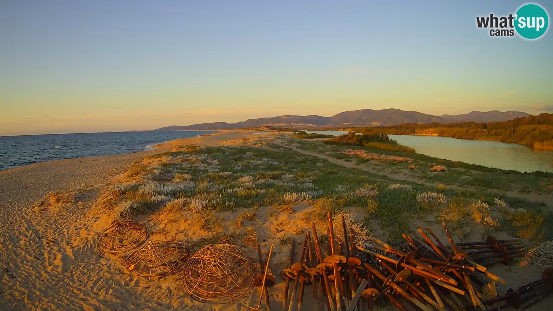 Valledoria Live-Webcam – Strand San Pietro – Sardinien – Italien