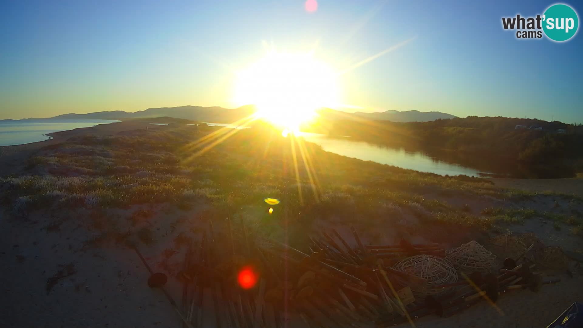 Valledoria Live-Webcam – Strand San Pietro – Sardinien – Italien